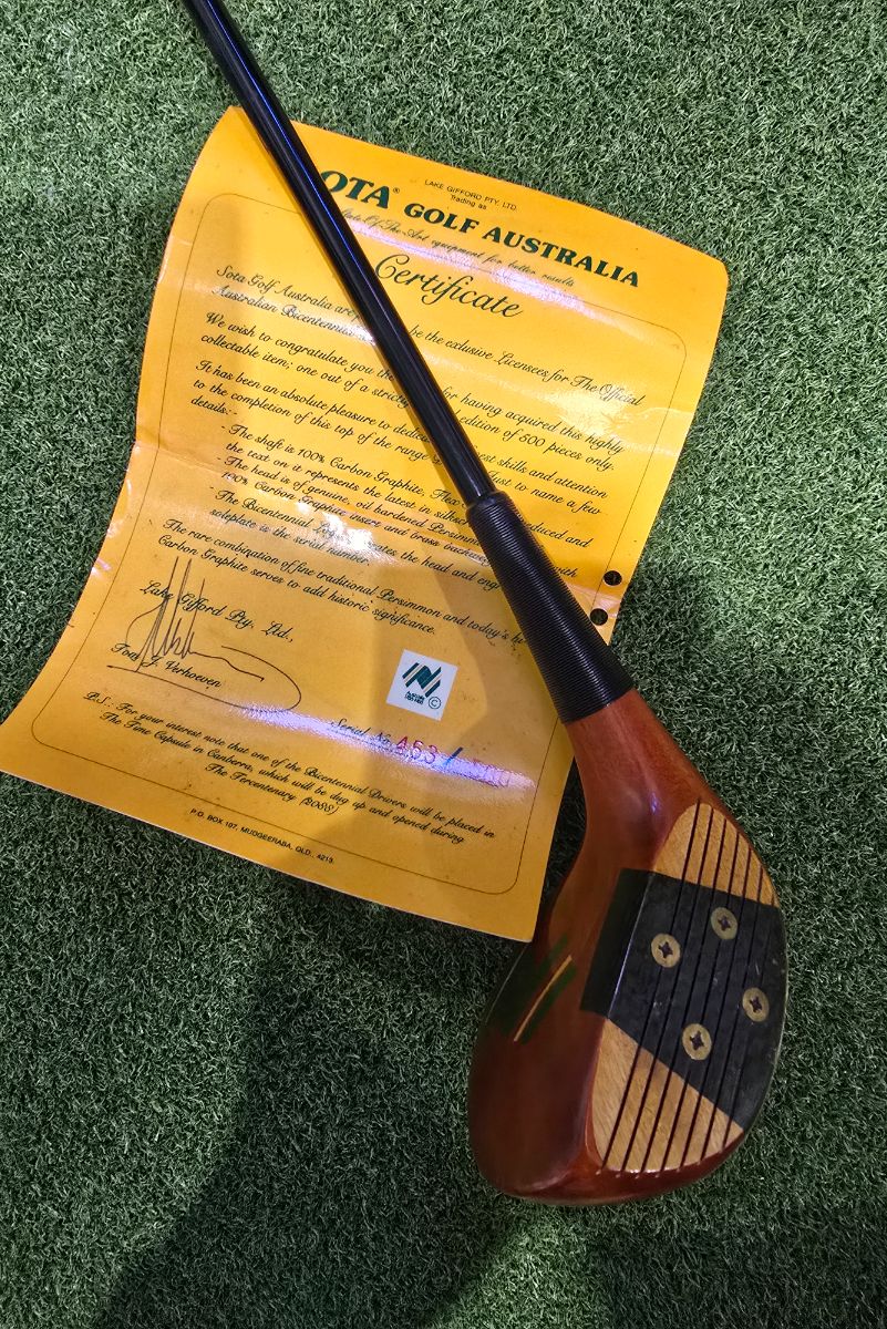 Bicentennial Driver" - Hand Made Persimmon Wood 1-Driver (Serial No. 453/500)