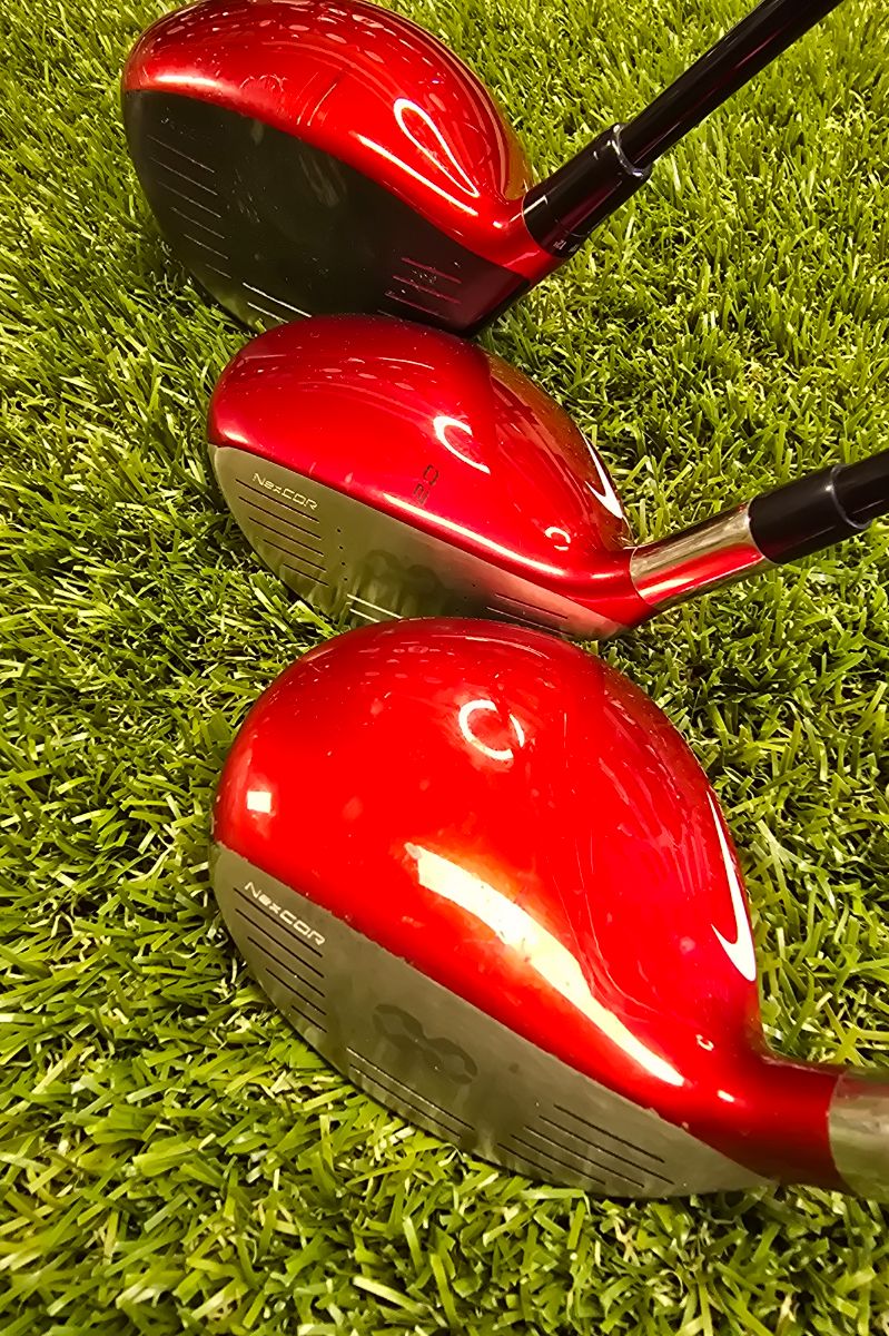 Used Nike VR-S Covert 2.0 Driver, 3 and 5 fairway woods 