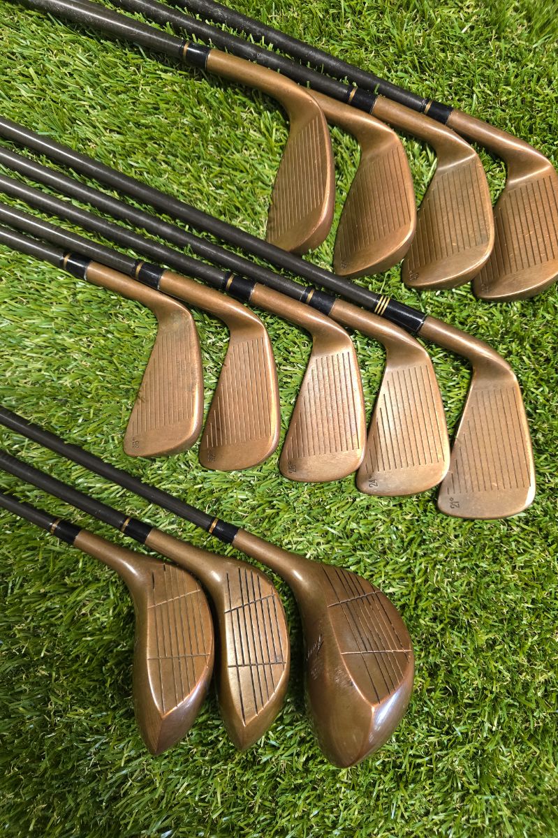 Tommy Armour 845 BC Golden Scot Copper Iron Set 3-PW plus 3 woods 