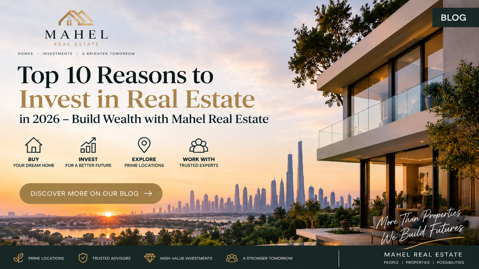 Top 10 Reasons to Invest in Dubai Real Estate in 2026