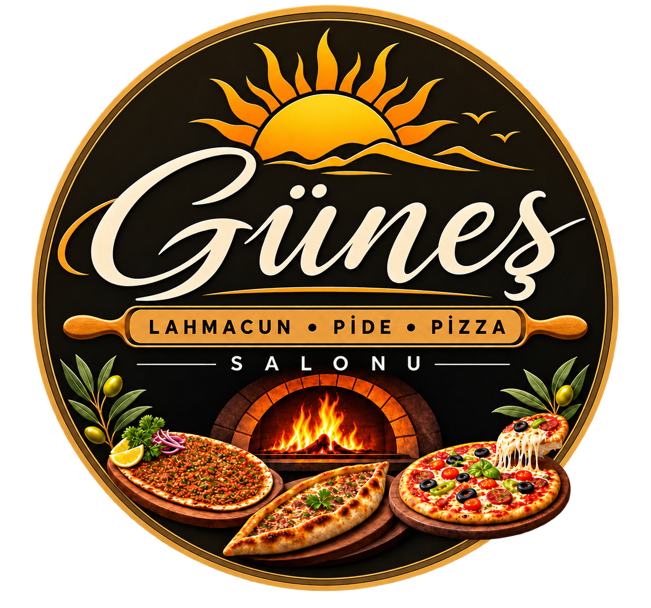 Güneş Lahmacun Pide Pizza logosu