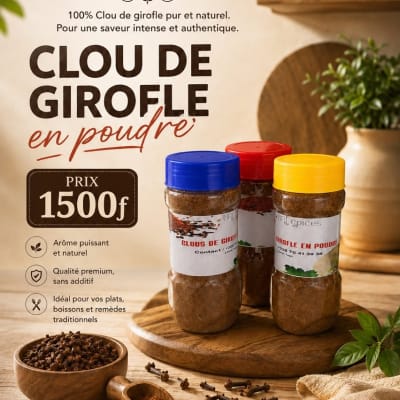 Clou de girofle en poudre