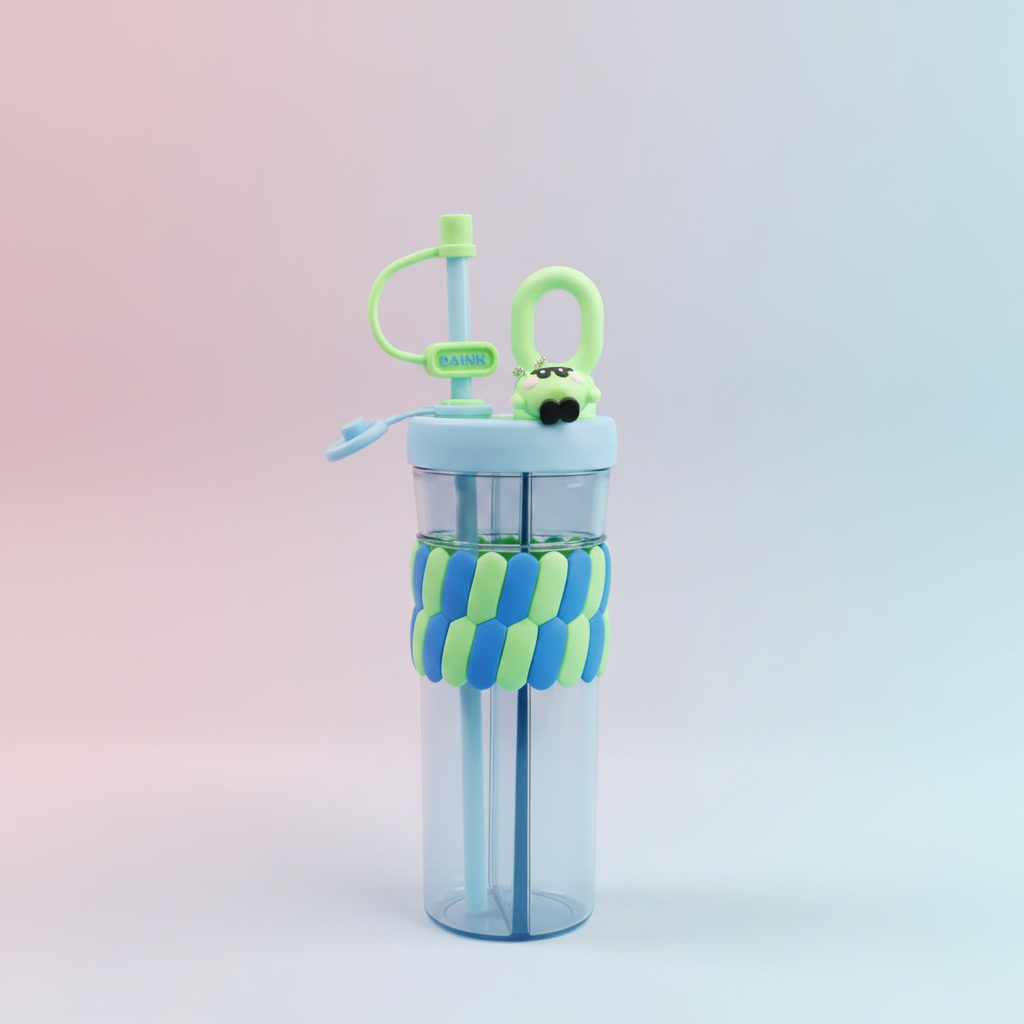 Froggy Sip Bottle – Sky Blue