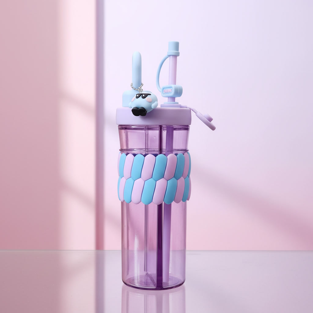 Dream Bunny Sip Bottle – Lavender Pink