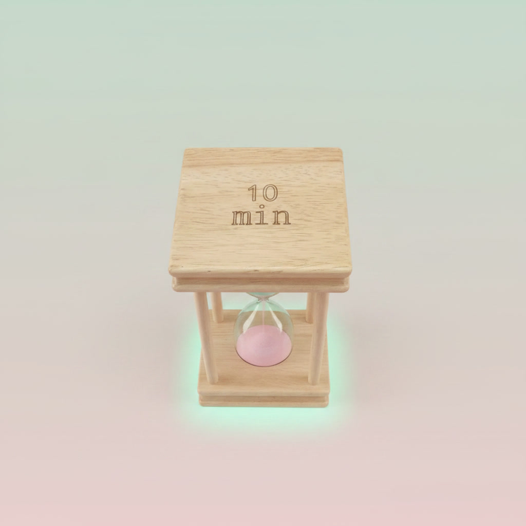 10 Minute Wooden Sand Timer-1