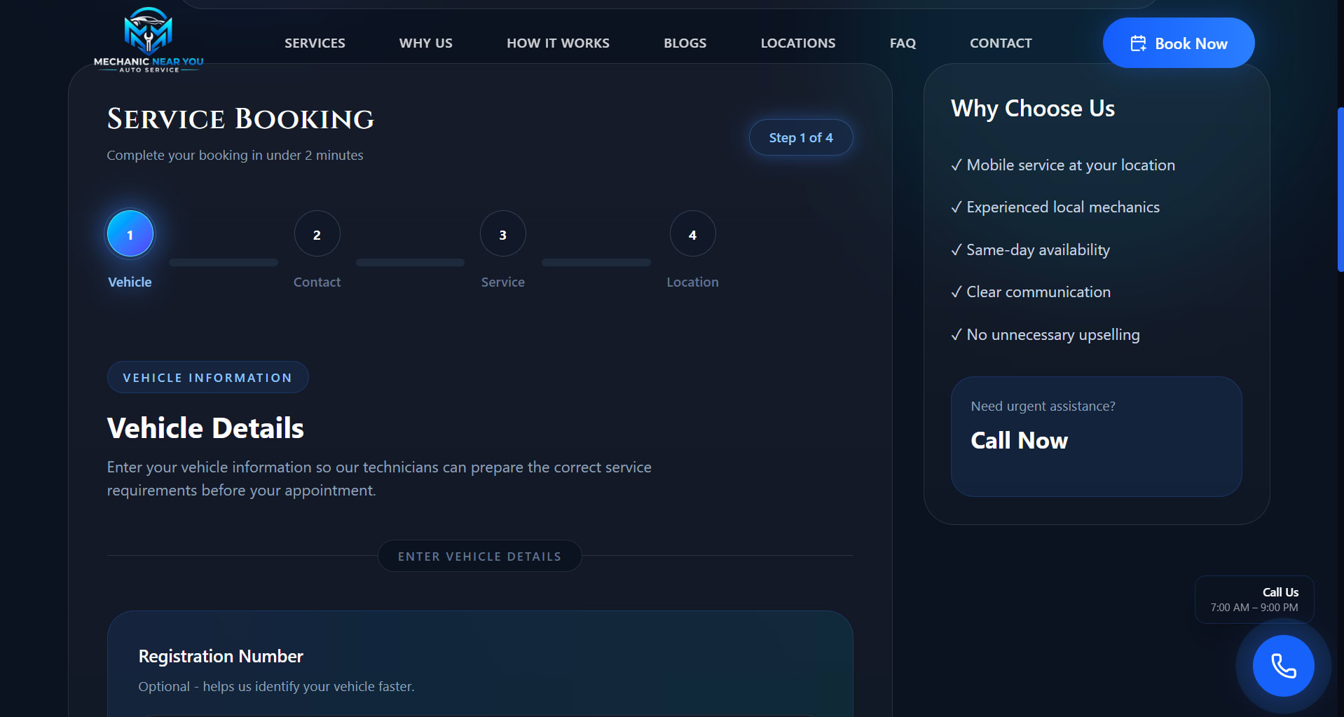 Booking Experience