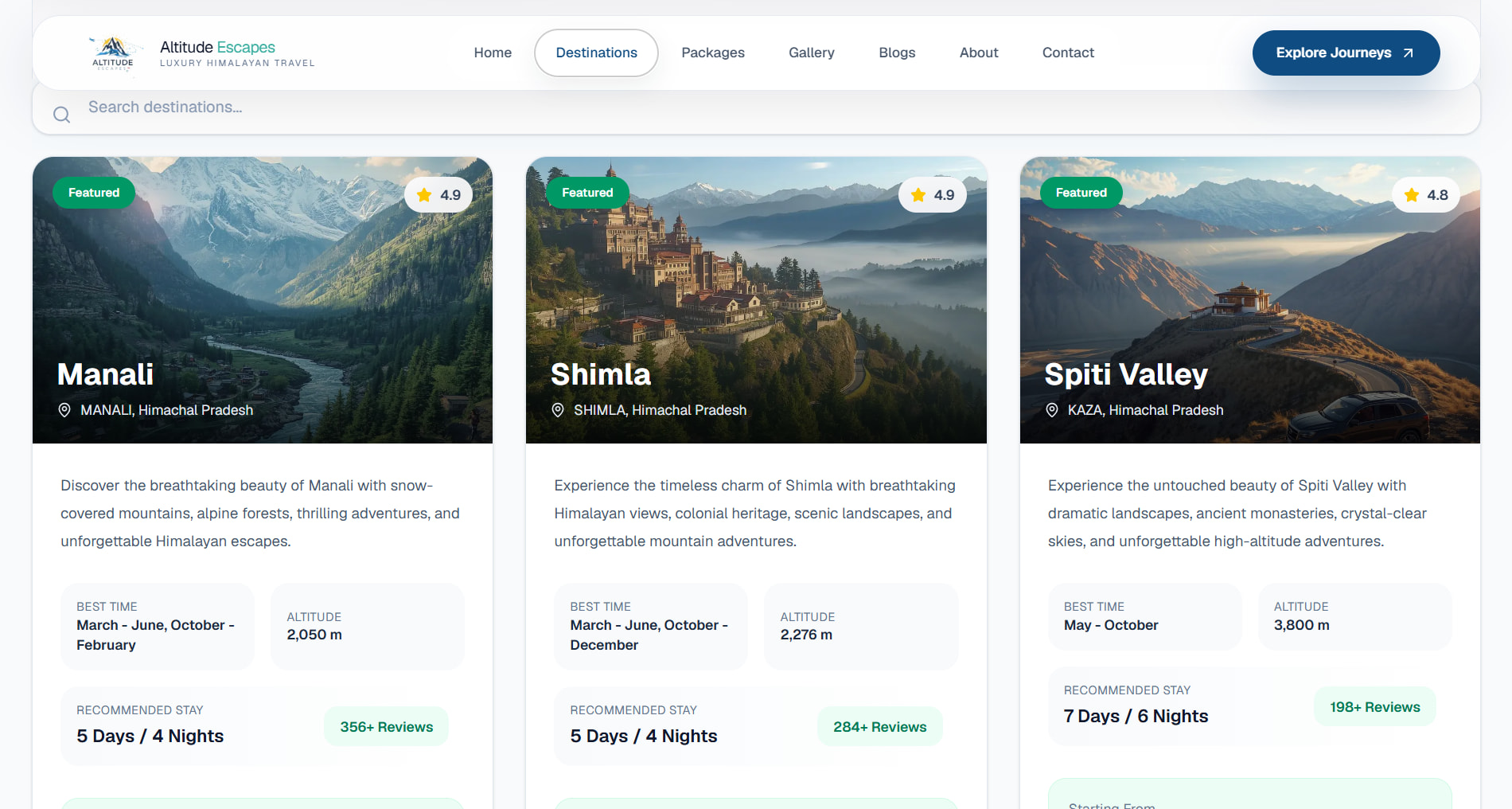 Destination Discovery