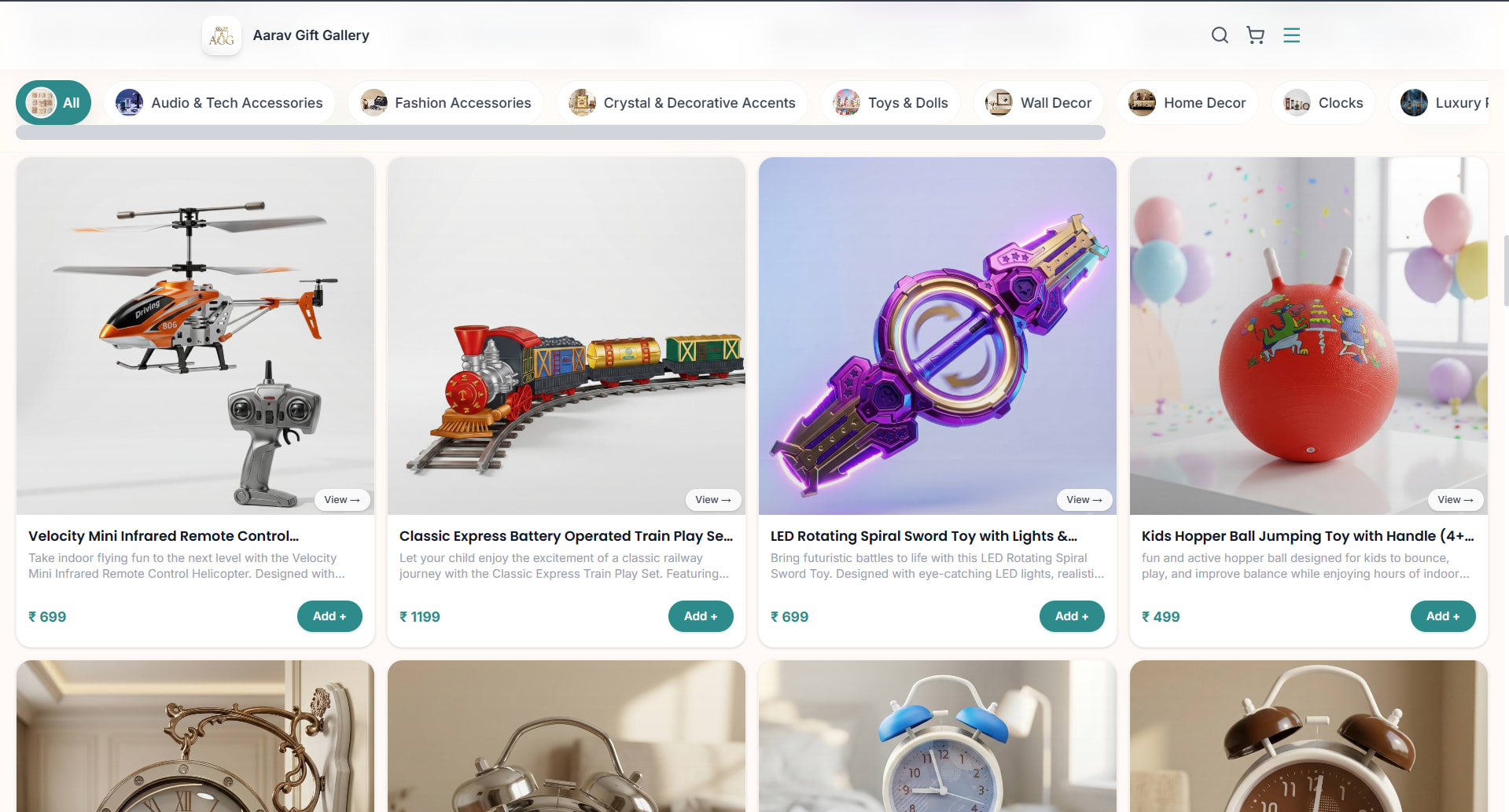 Aarav Gift Gallery online product listing