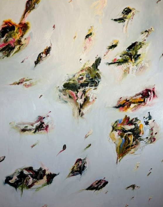 Original Painting titled Floating World by Sisi