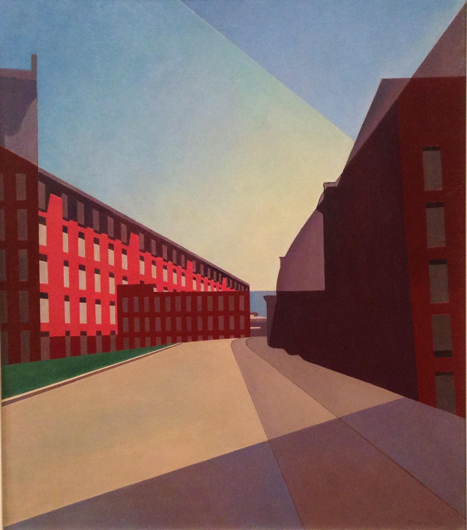 A3 Art Print titled Amoskeag Mills by Charles Sheeler for room decor