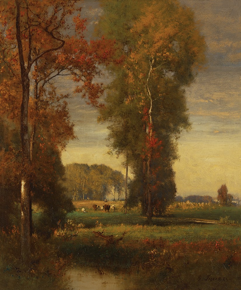A3 Art Print titled Autumn by George Inness for room decor