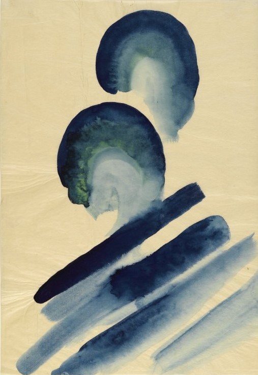 A3 Art Print titled Blue by Georgia O'Keeffe for room decor