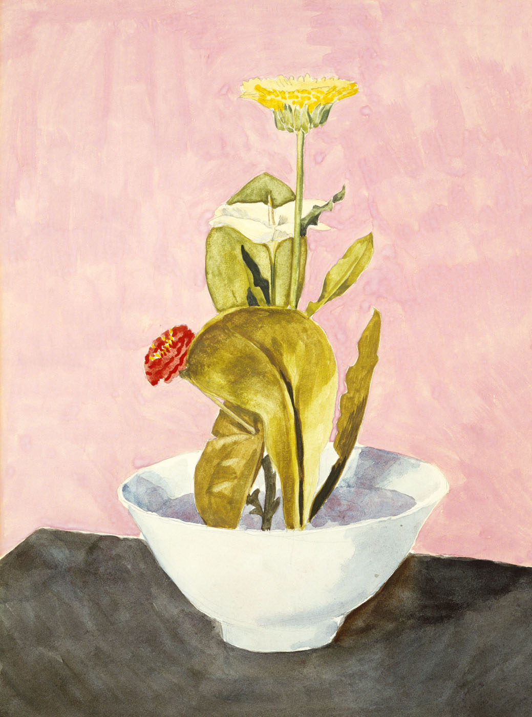 A3 Art Print titled Bowl of Flowers by Morton Schamberg for room decor