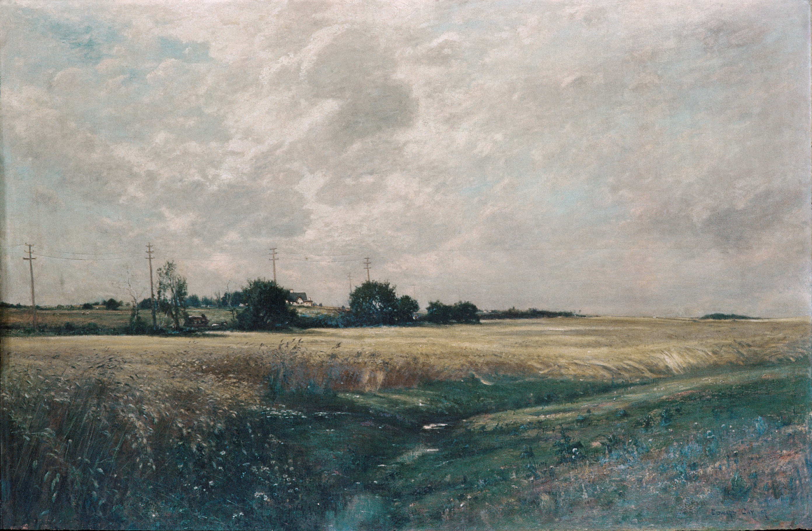 A3 Art Print titled Broad Acres by Edward Gay for room decor