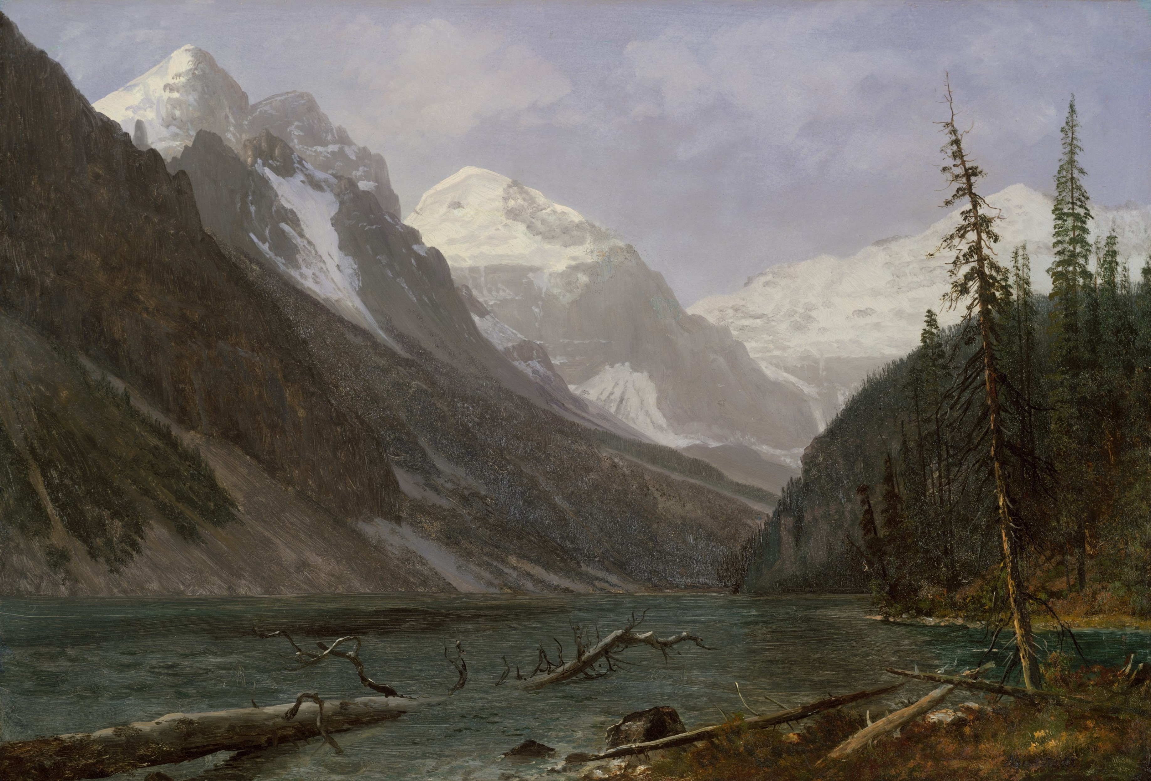 A3 Art Print titled Canadian Rockies by Albert Bierstadt for room decor