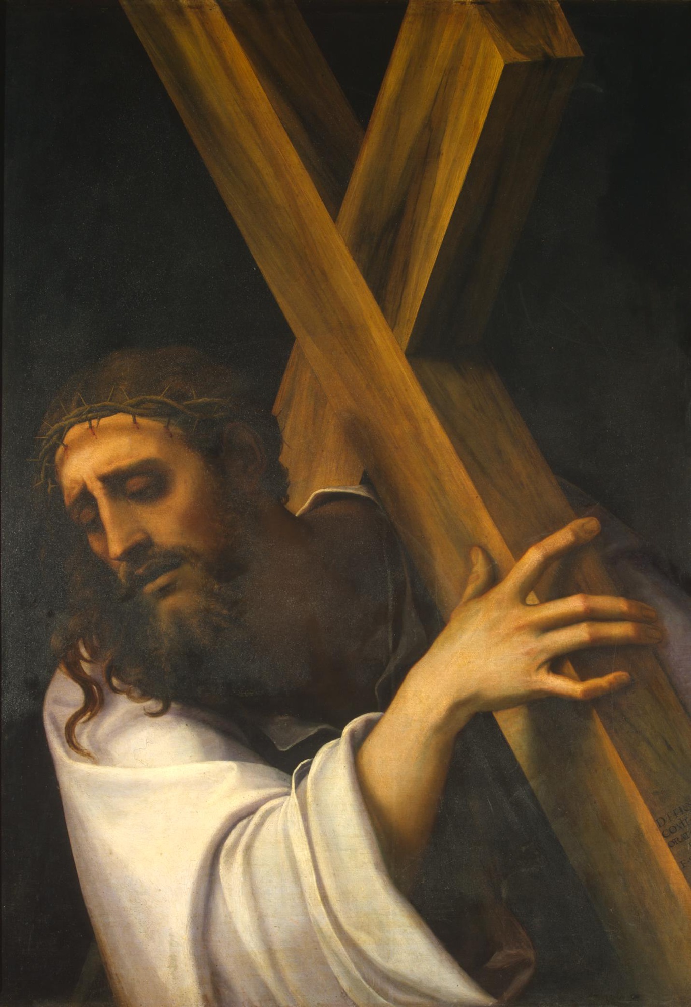 A3 Art Print titled Christ with the Cross by Sebastiano Del Piombo for room decor