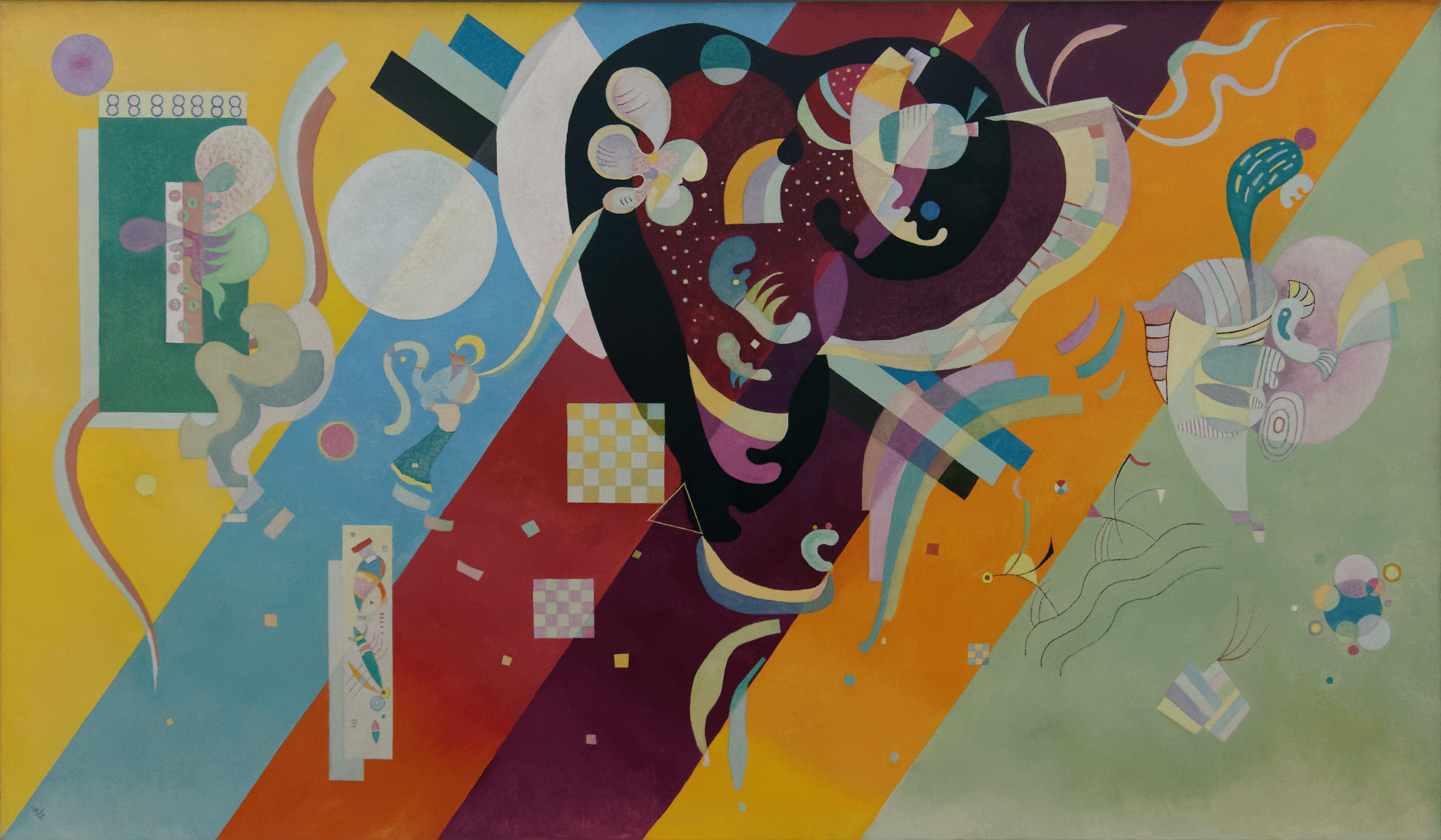 A3 Art Print titled Composition IX by Wassily Kandinsky for room decor