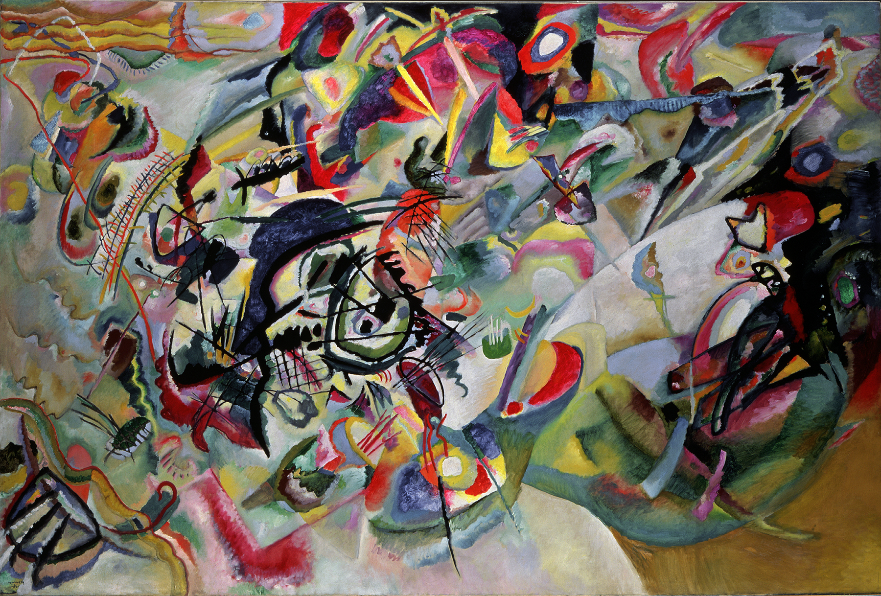 A3 Art Print titled Composition VII by Wassily Kandinsky for room decor