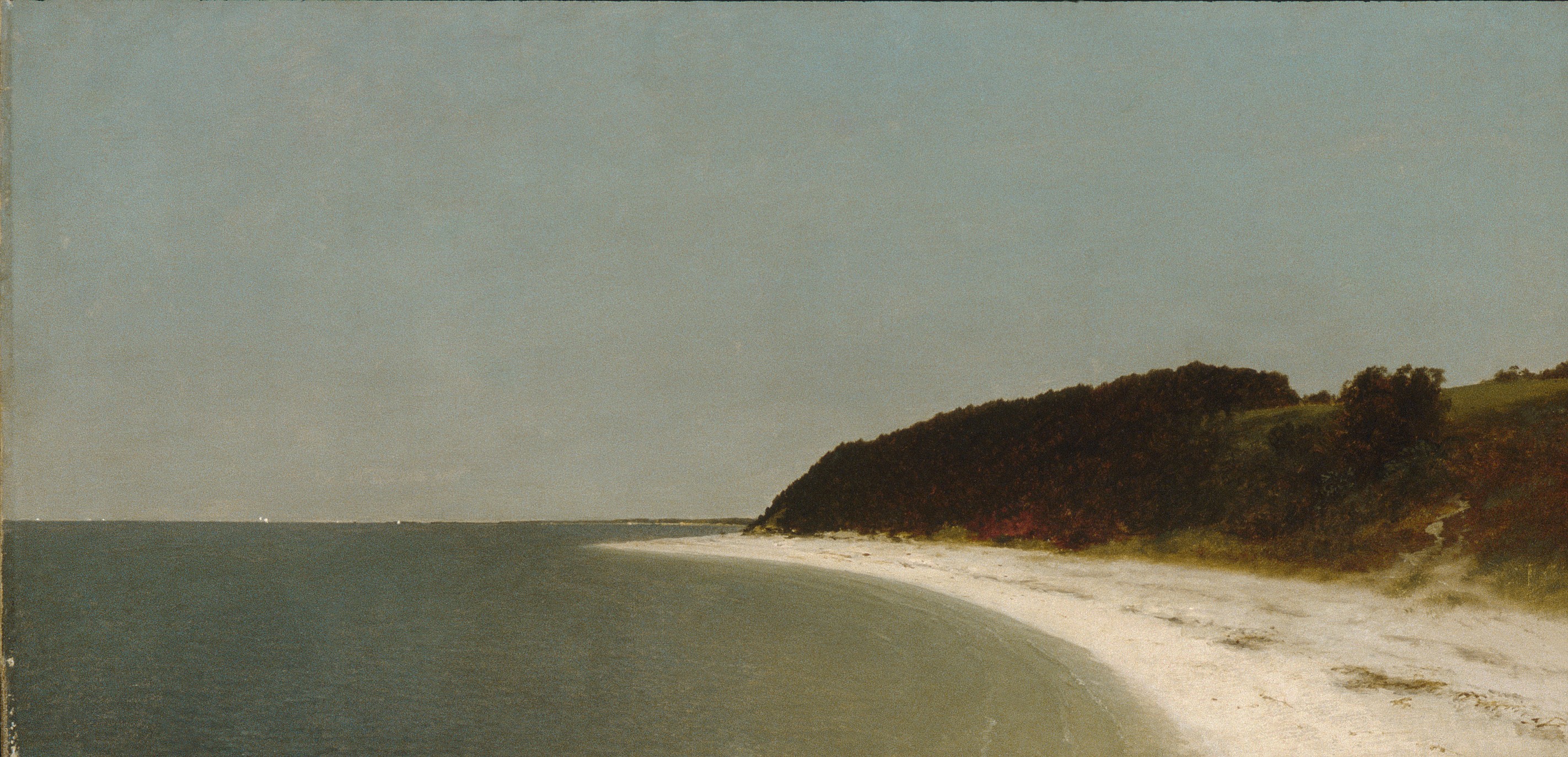 A3 Art Print titled Eaton's Neck, Long Island by John Frederick Kensett for room decor