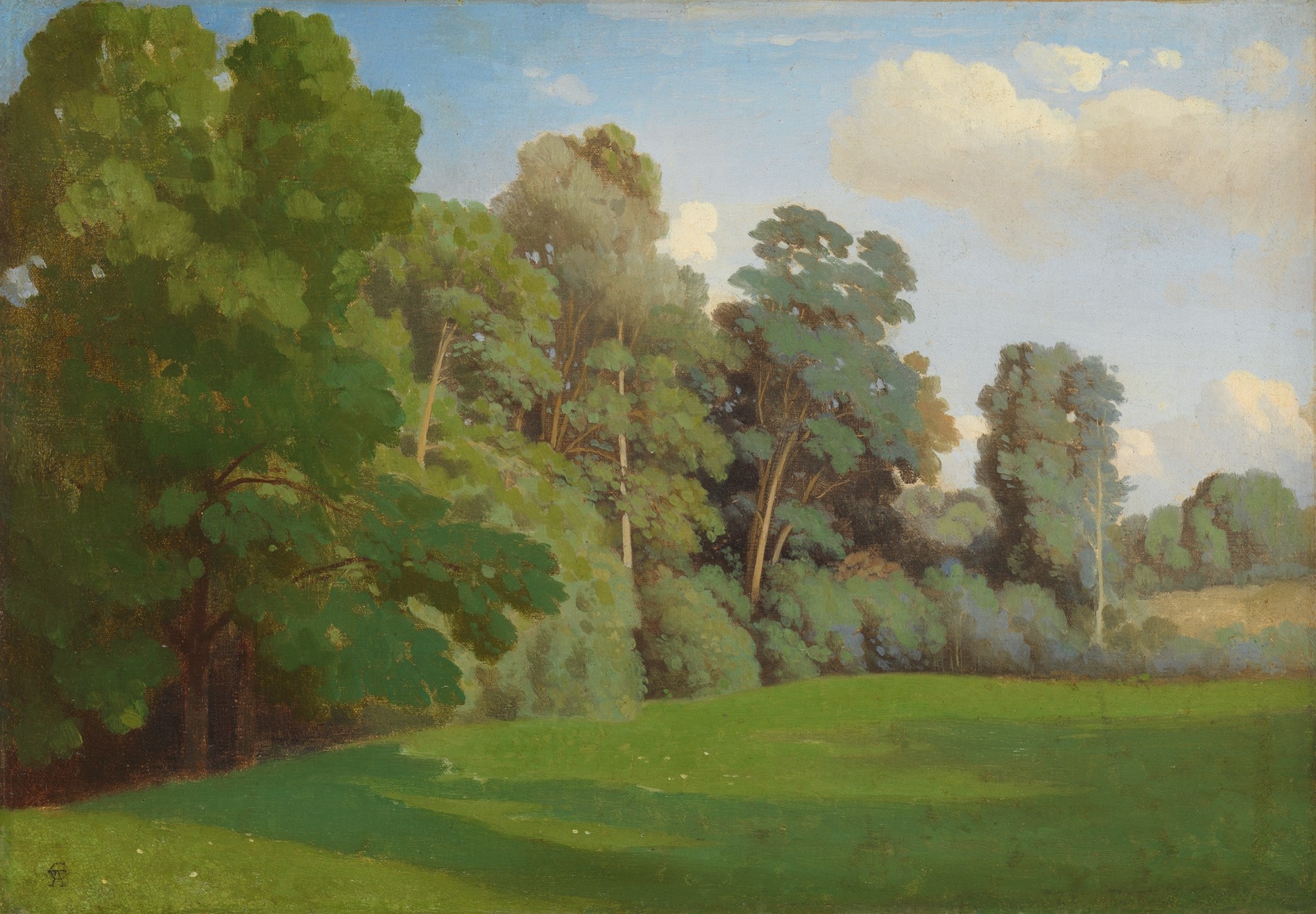 A3 Art Print titled Edge of a Wood by Theodore Caruelle d'Aligny for room decor