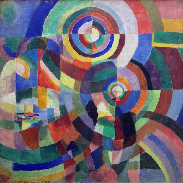 A3 Art Print titled Electric prisms by Sonia Delaunay for room decor