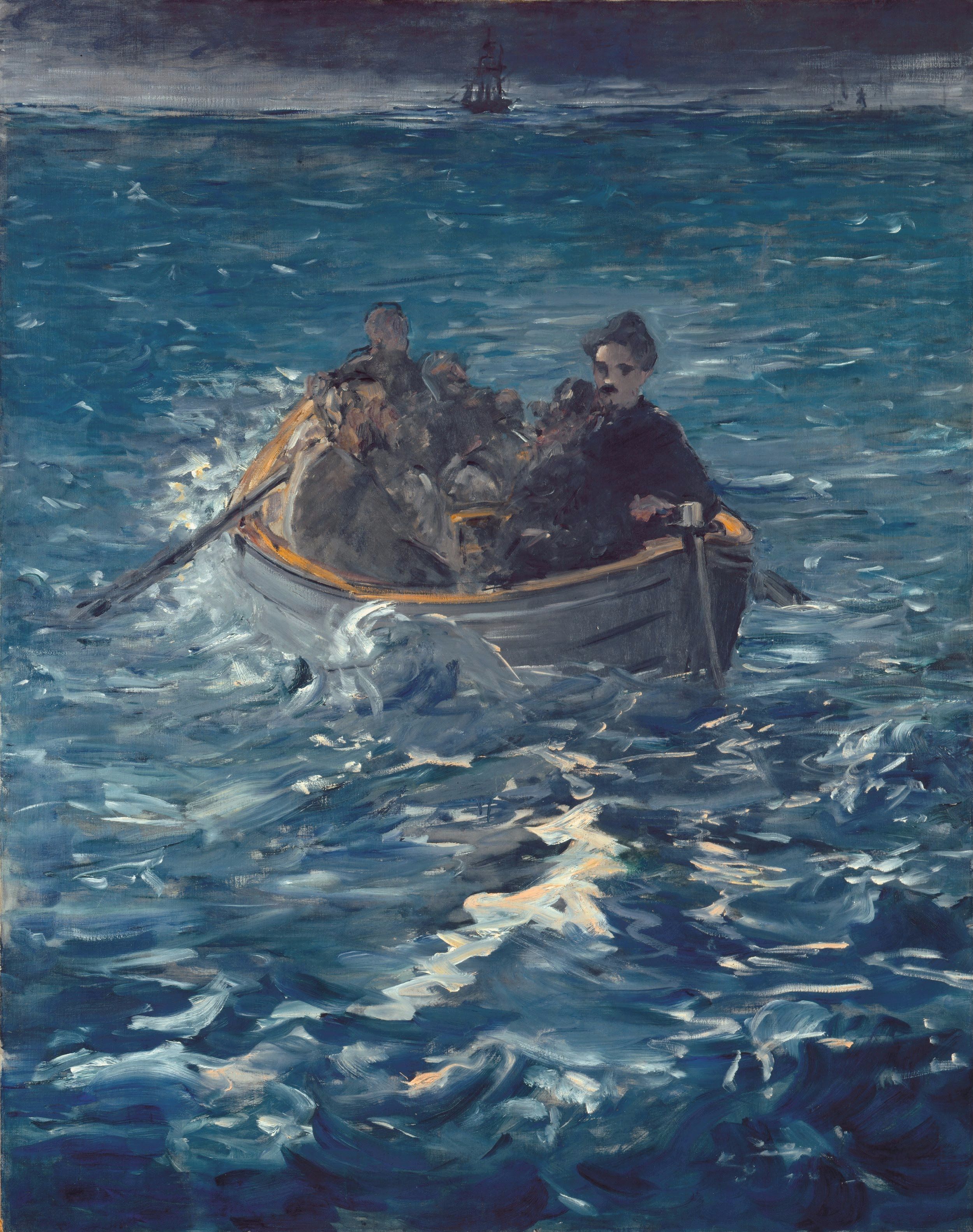 A3 Art Print titled Escape of Rochefort by Edouard Manet for room decor
