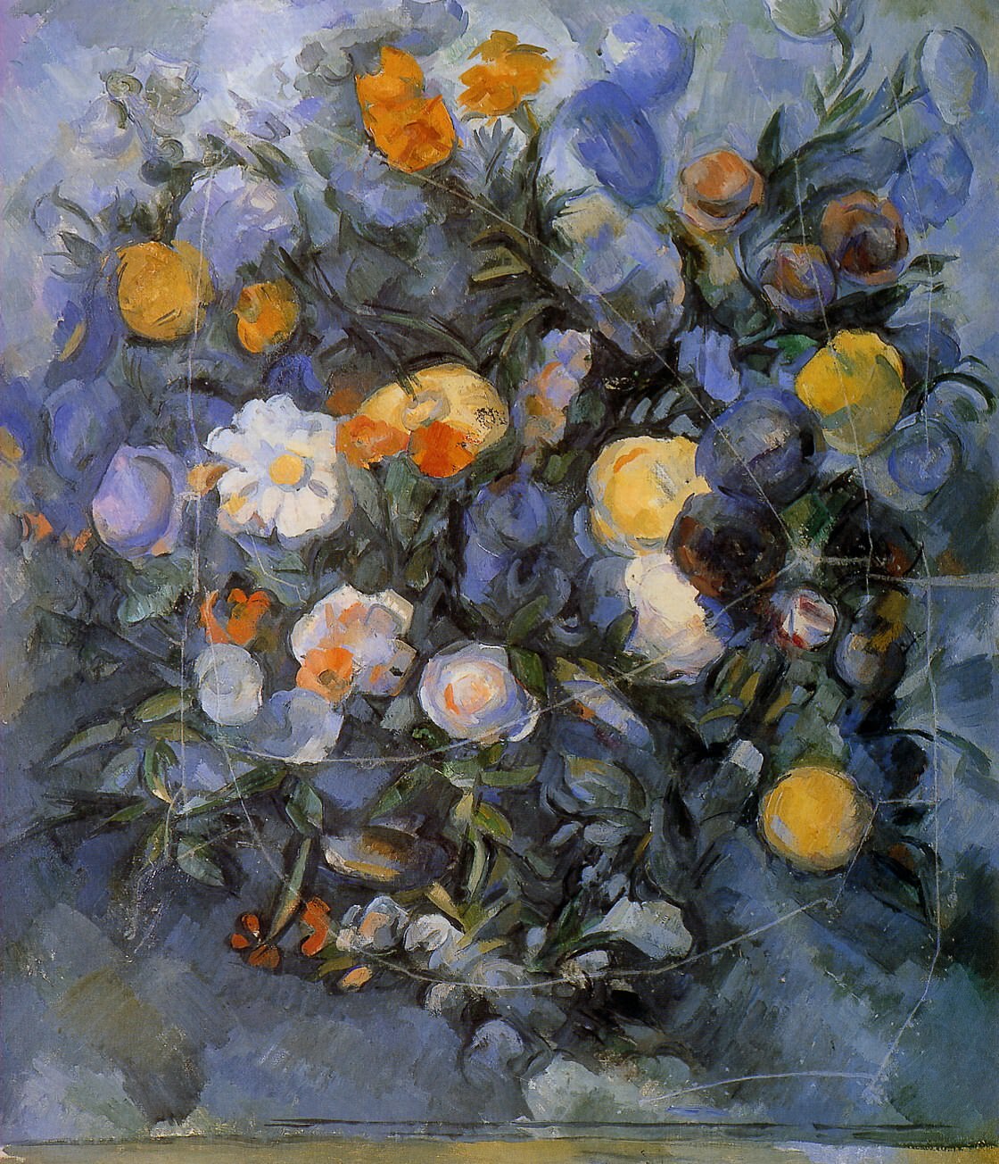 A3 Art Print titled Flowers by Paul Cezanne for room decor