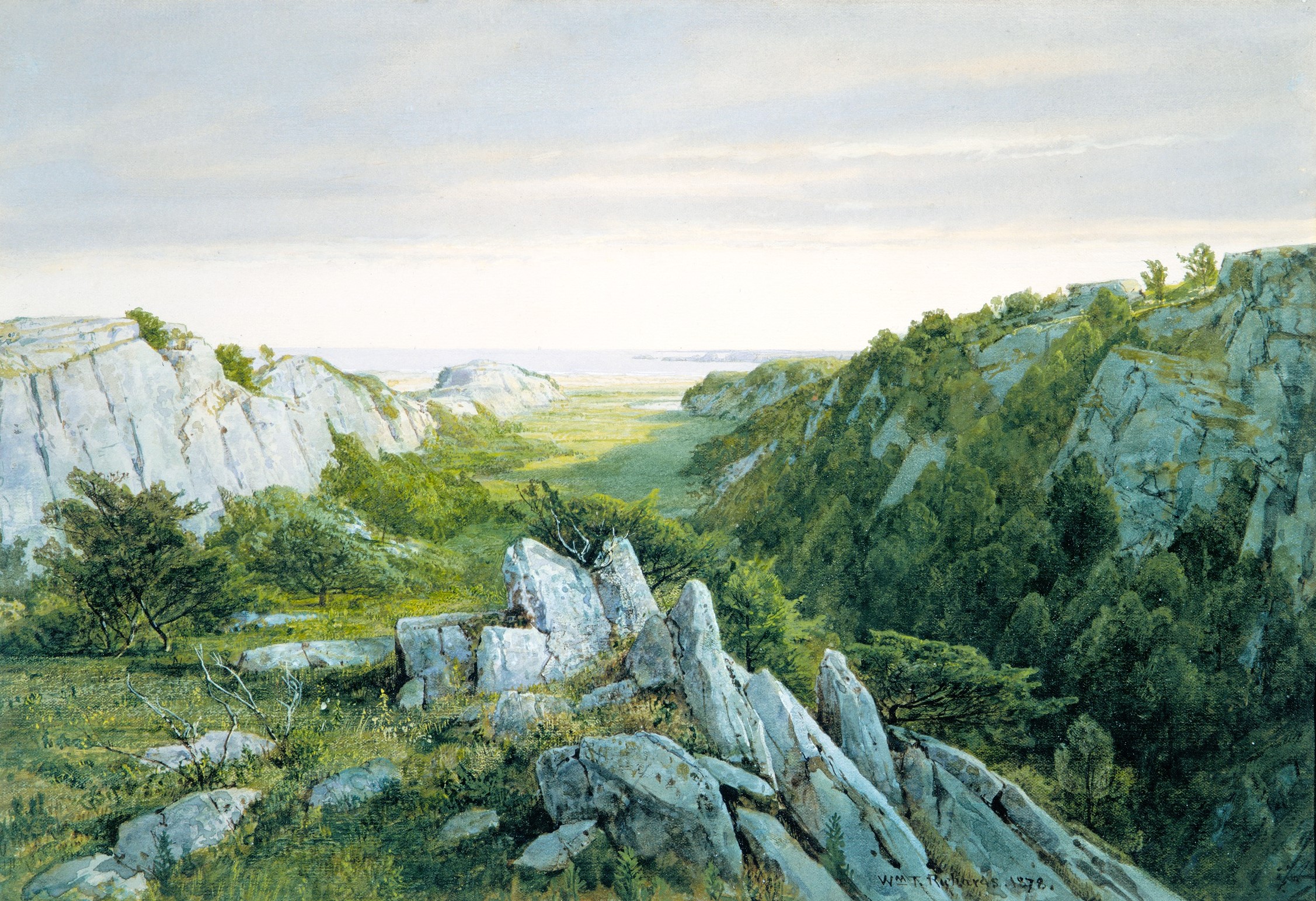 A3 Art Print titled From Paradise to Purgatory by William Trost Richards for room decor