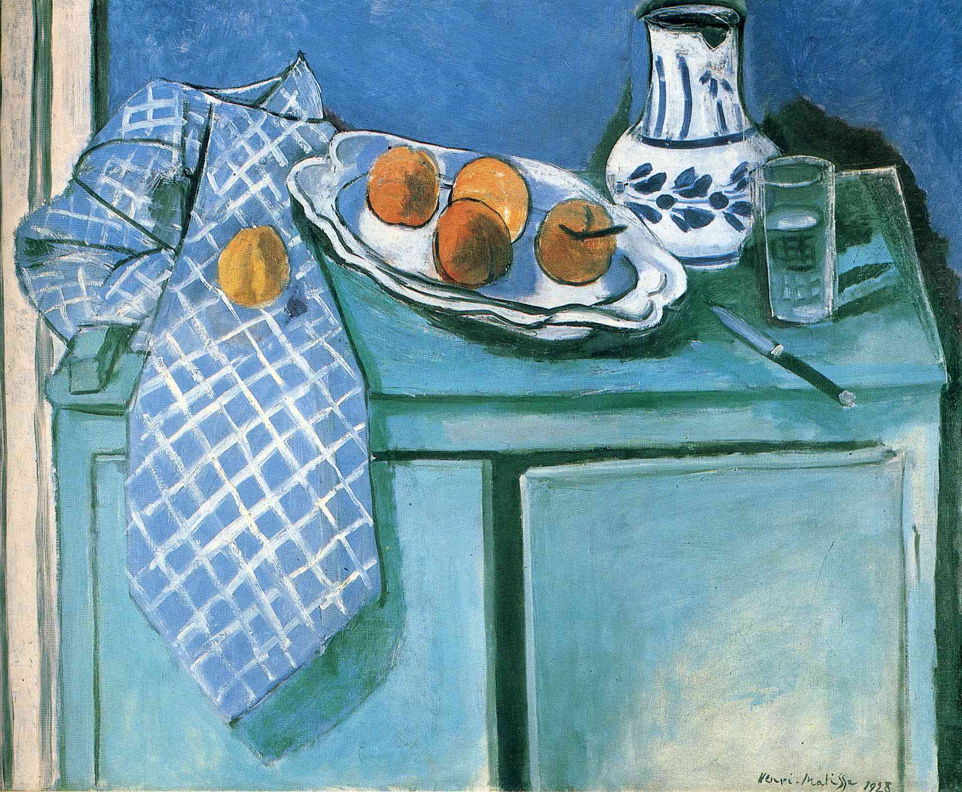 A3 Art Print titled Green Sideboard by Henry Matisse for room decor