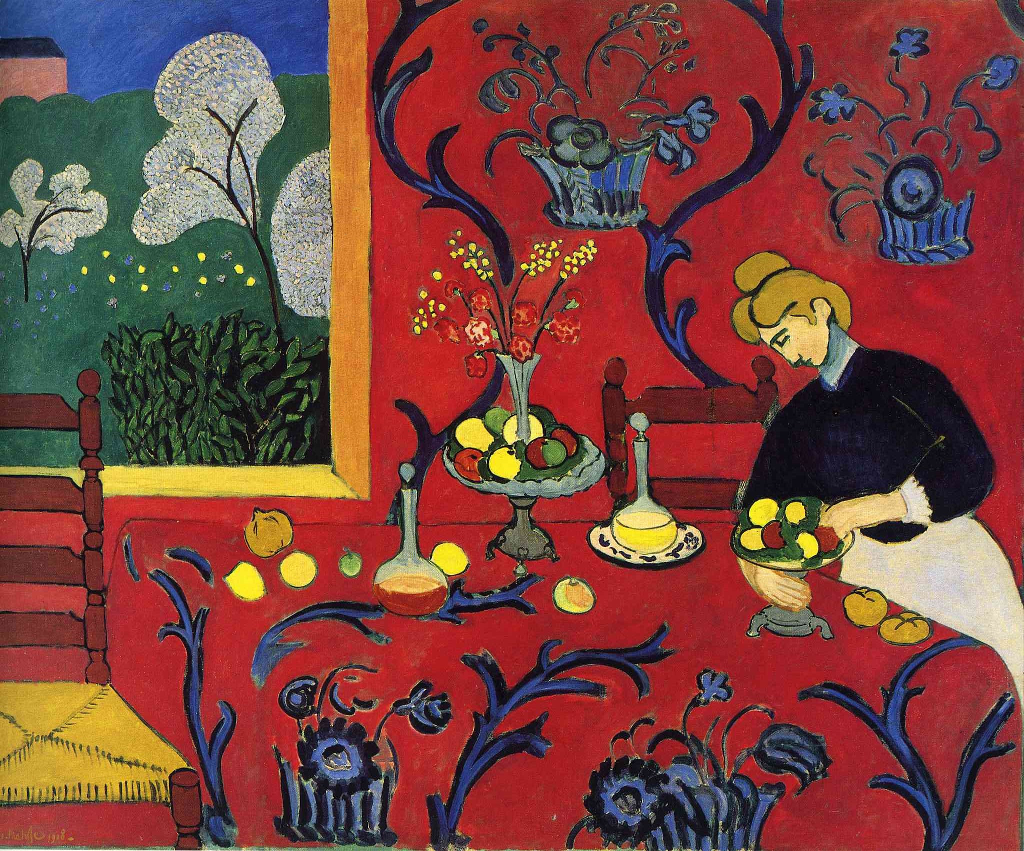 A3 Art Print titled Harmony in Red by Henry Matisse for room decor