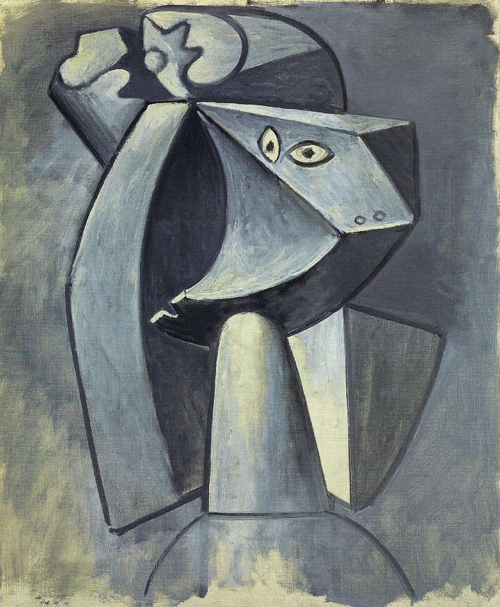 A3 Art Print titled Head to the cap by Pablo Picasso for room decor