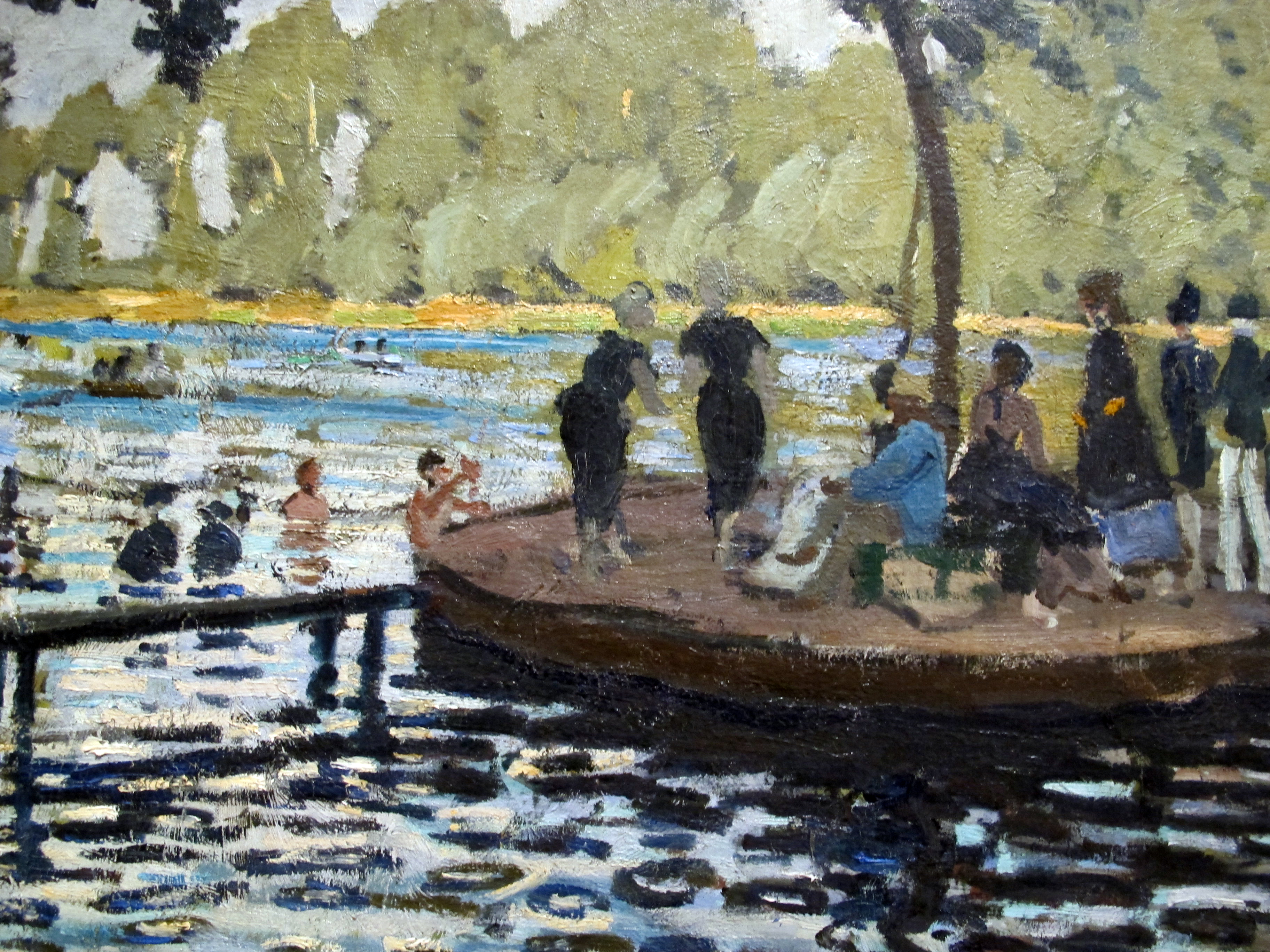 A3 Art Print titled La Grenouillere by Claude Monet for room decor