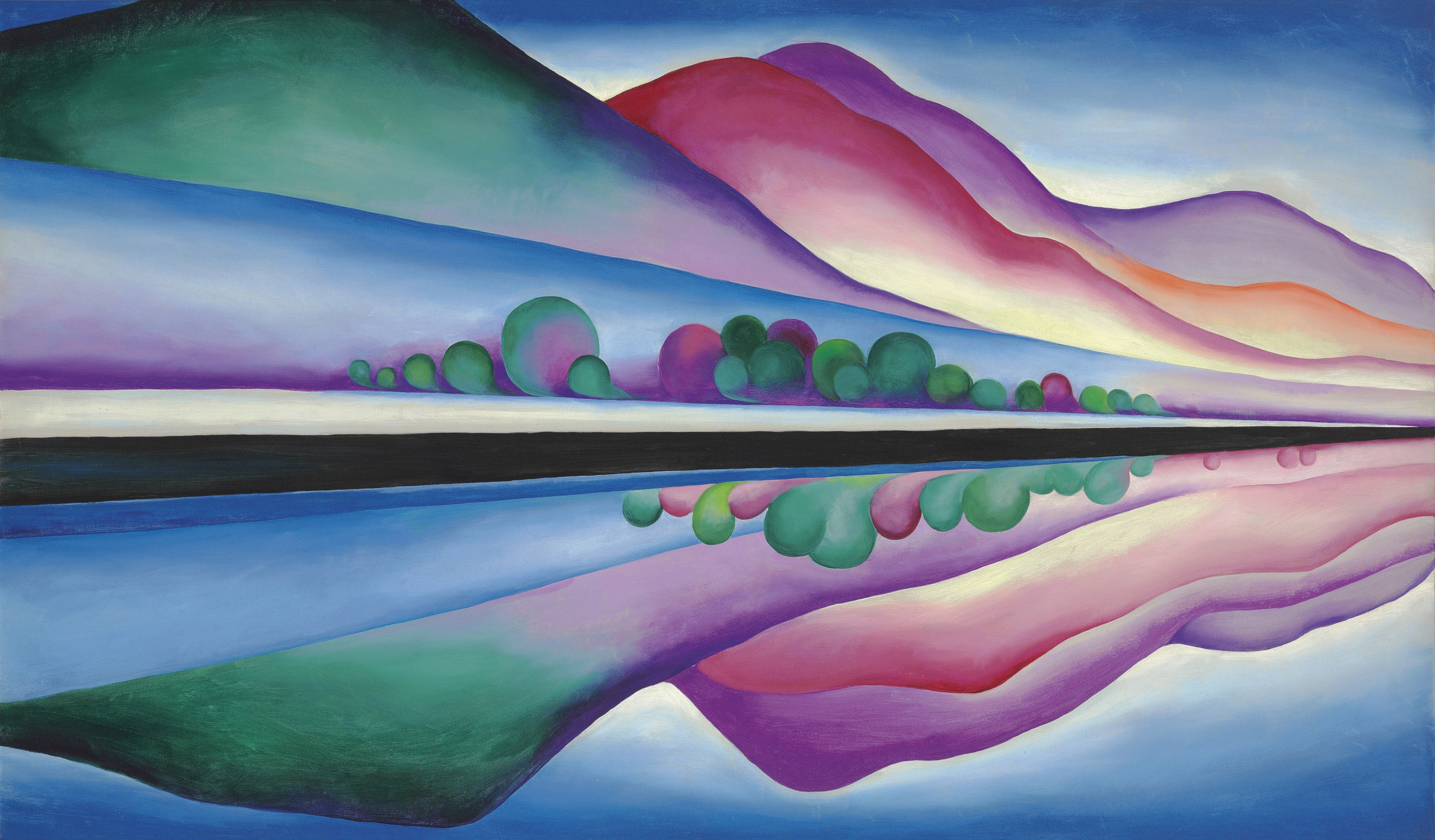 A3 Art Print titled Lake George by Georgia O'Keeffe for room decor