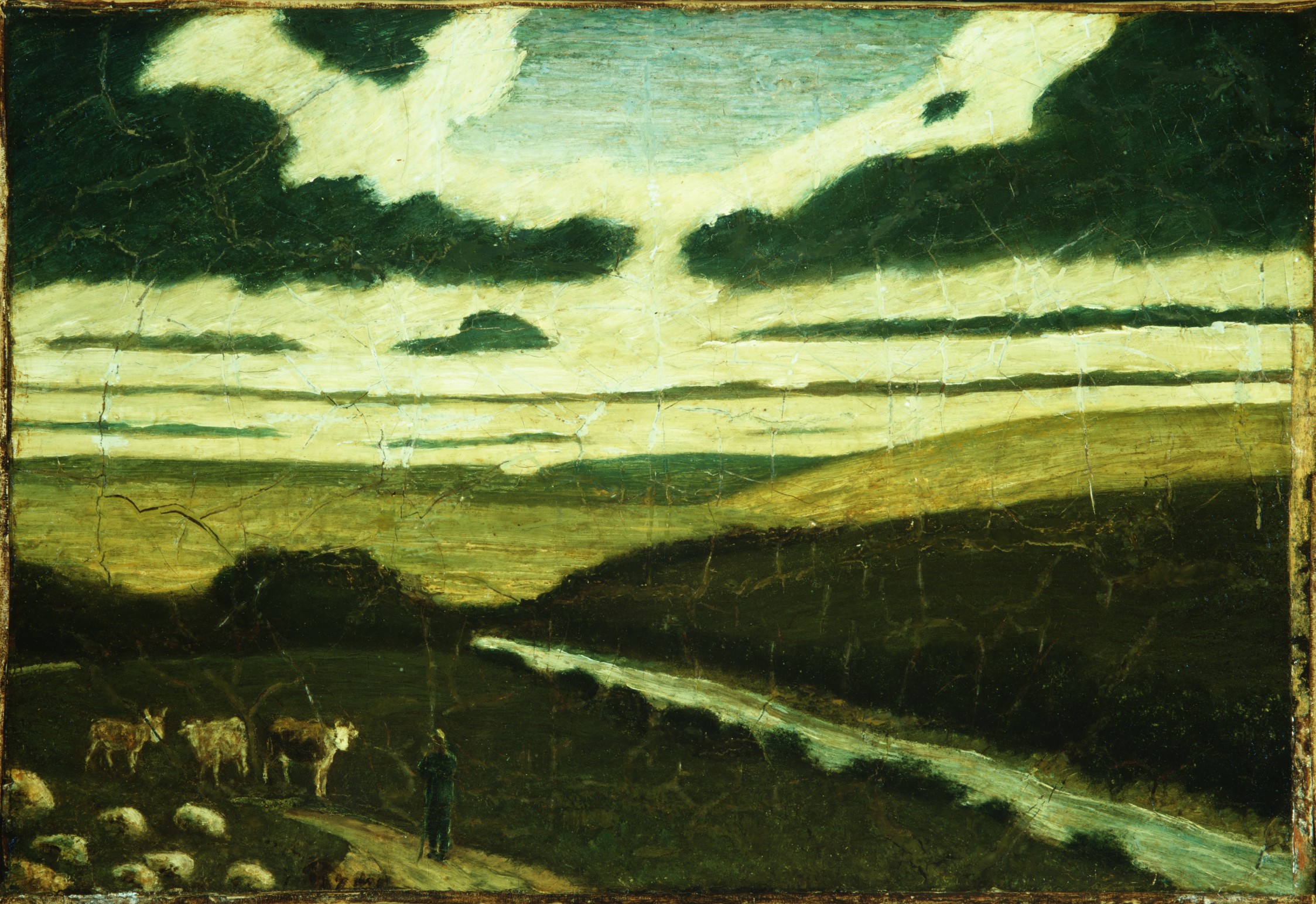 A3 Art Print titled Landscape Albert by Pinkham Ryder for room decor