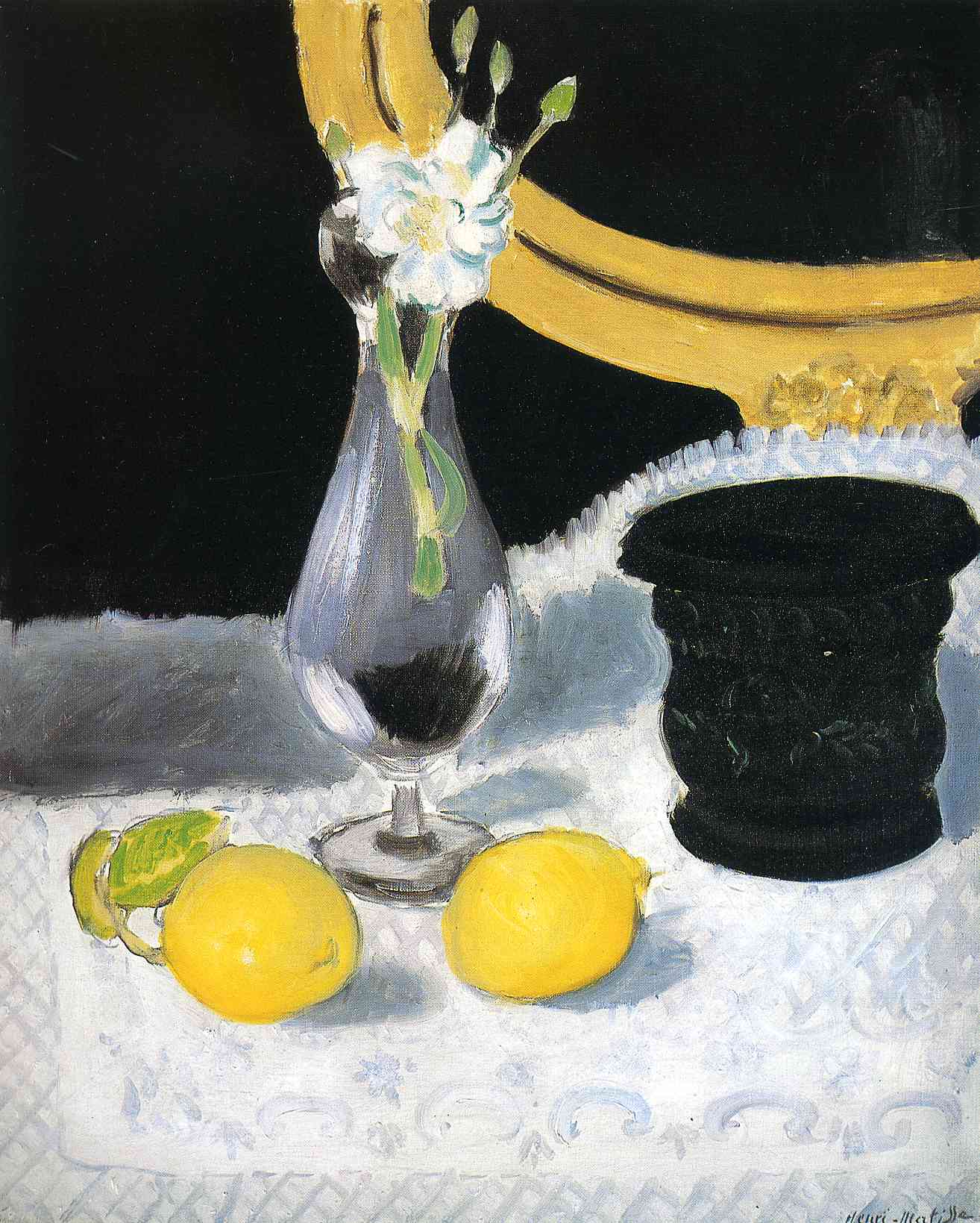 A3 Art Print titled Lemons and Vase by Henri Matisse for room decor