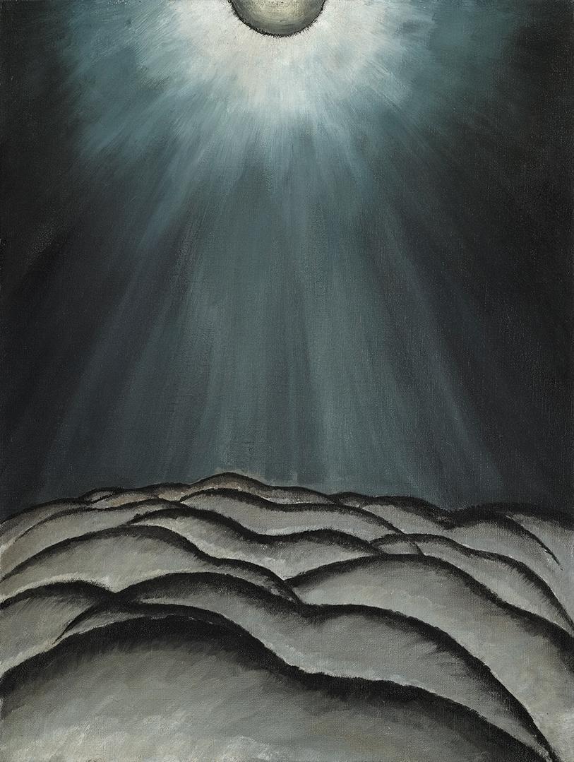 A3 Art Print titled Moon and Sea by Arthur Dove for room decor