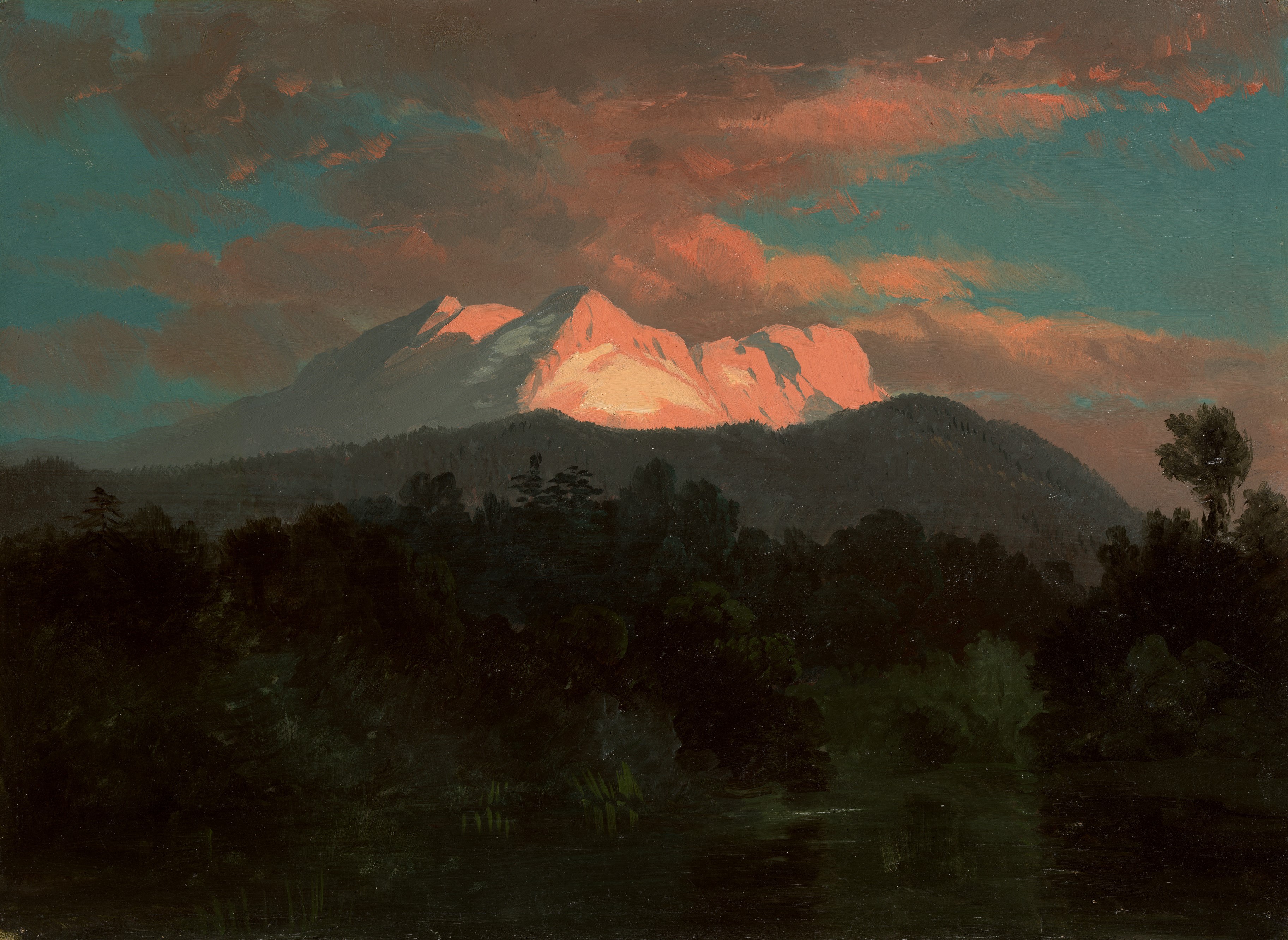 A3 Art Print titled Mountain Range by James Hart for room decor