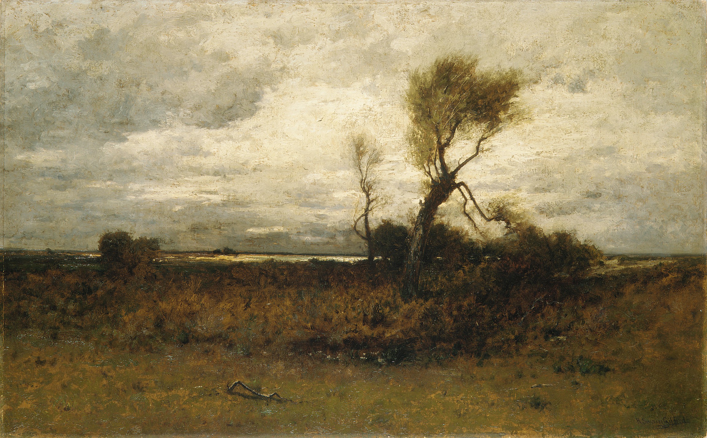 A3 Art Print titled Near the Coast by Robert Swain Gifford for room decor