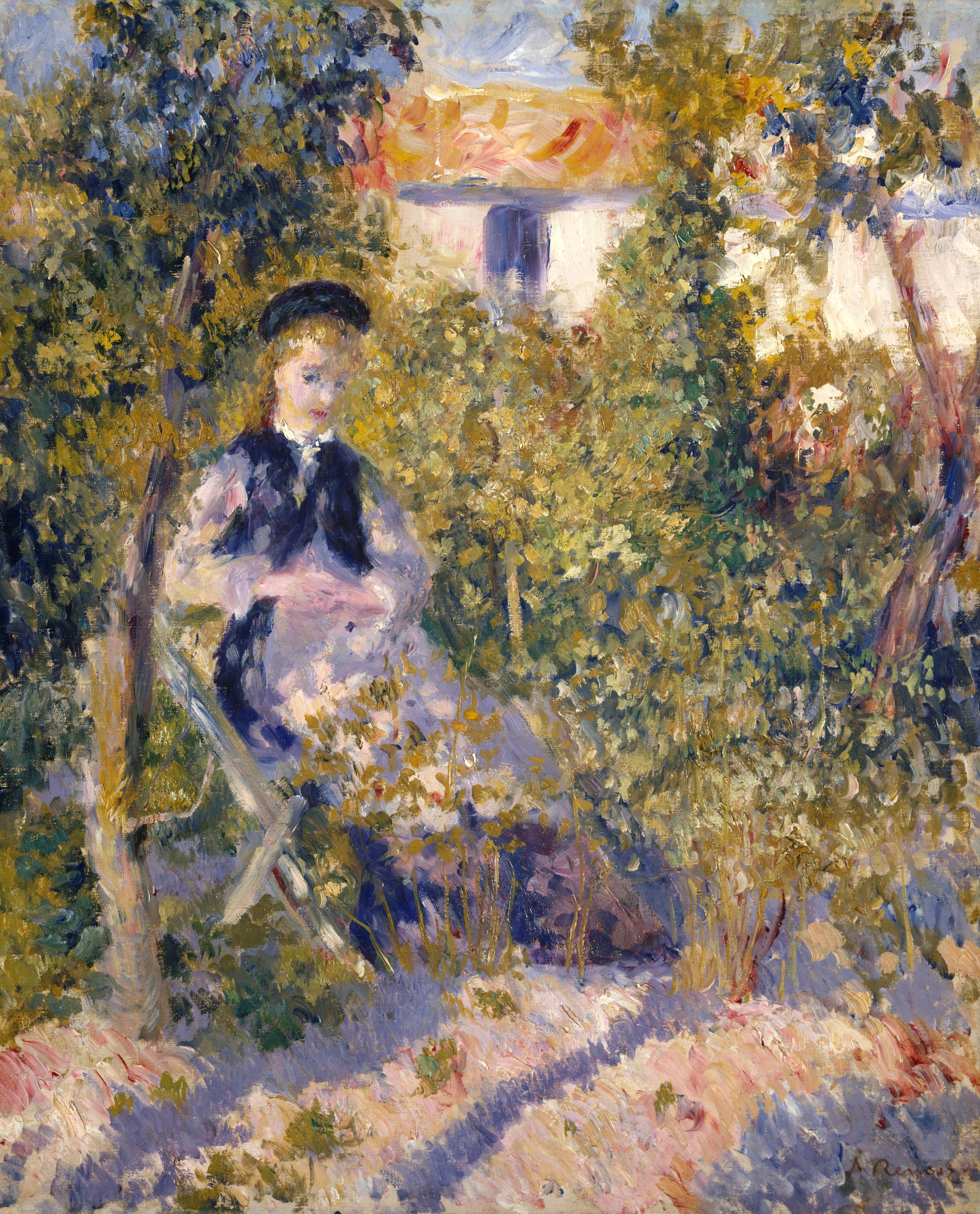 A3 Art Print titled Nini in the Garden by Auguste Renoir for room decor