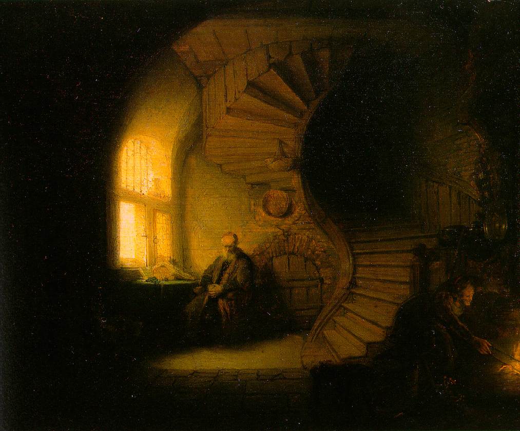A3 Art Print titled Philosopher in Meditation by Rembrandt van Rijn for room decor