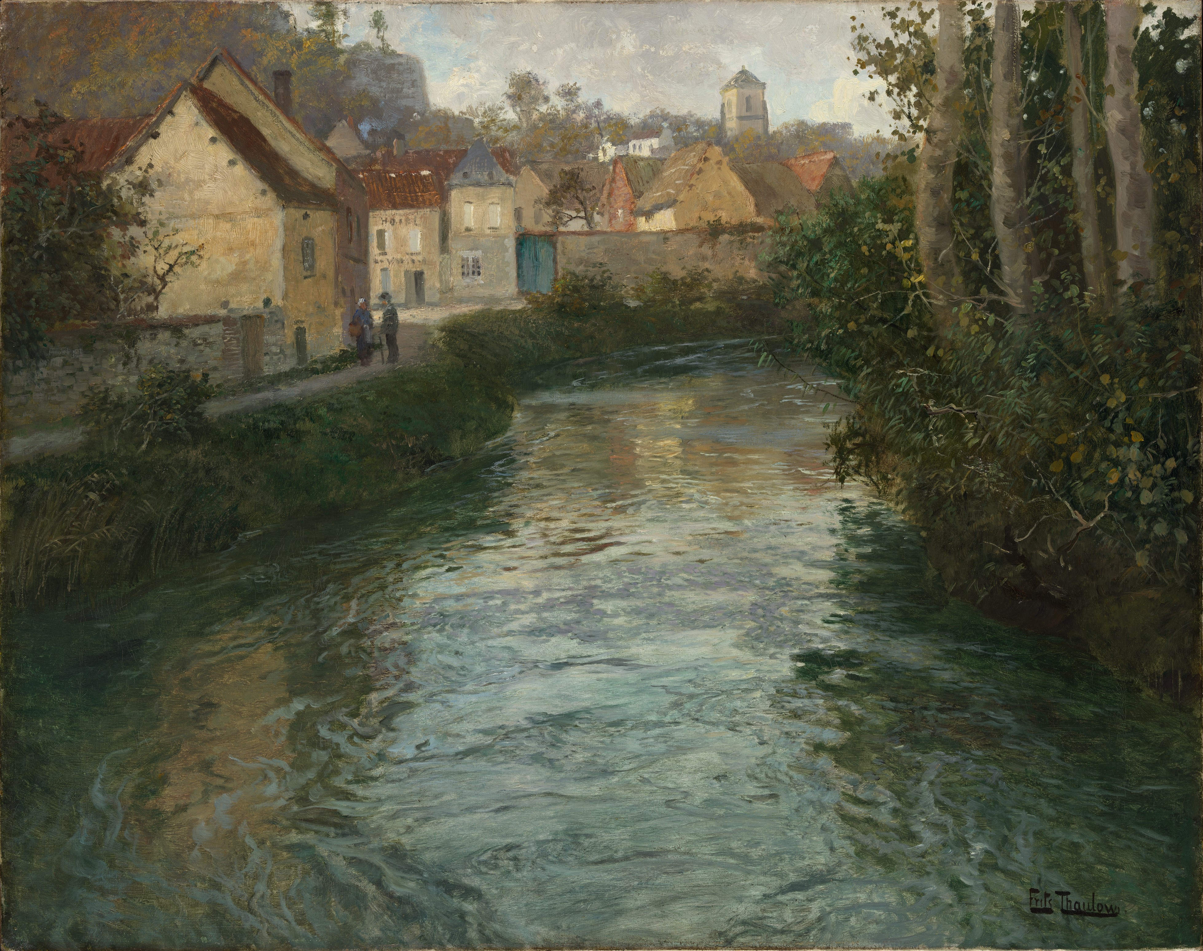 A3 Art Print titled Picquigny by Frits Thaulow for room decor