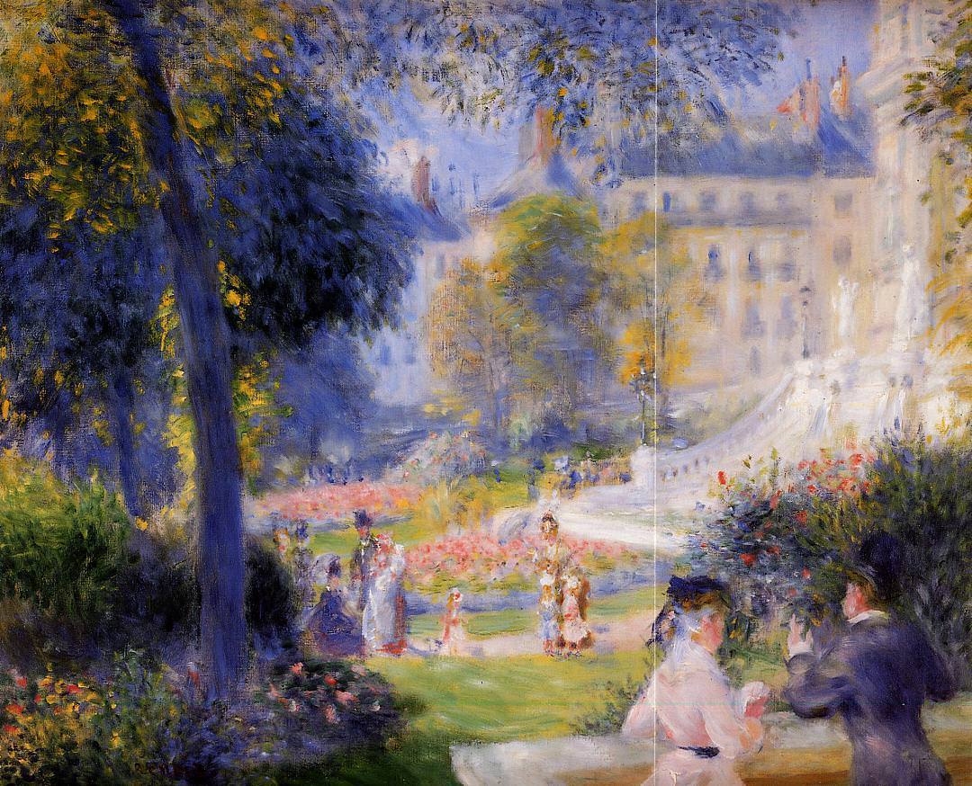 A3 Art Print titled Place de la Trinite by Pierre-Auguste Renoir for room decor