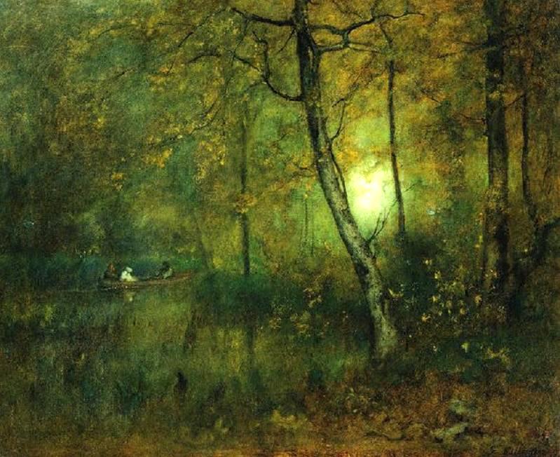 A3 Art Print titled Pool in the Woods by George Inness for room decor