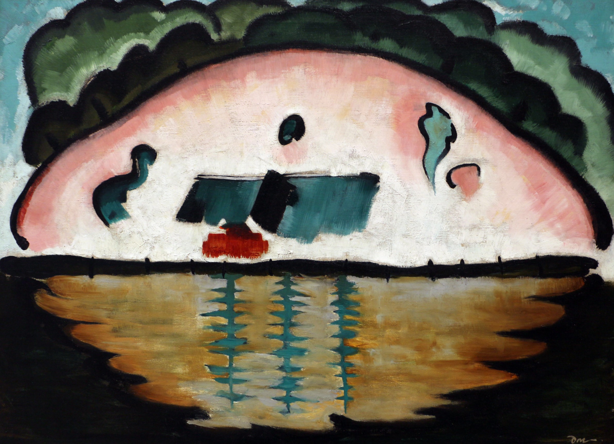 A3 Art Print titled Porto Nella Luce by Arthur Dove for room decor