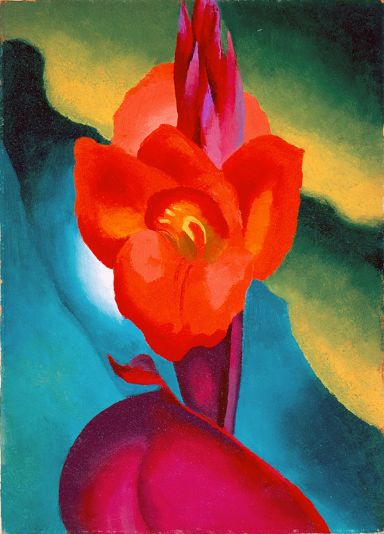 A3 Art Print titled Red Flower by Georgia O'Keeffe for room decor