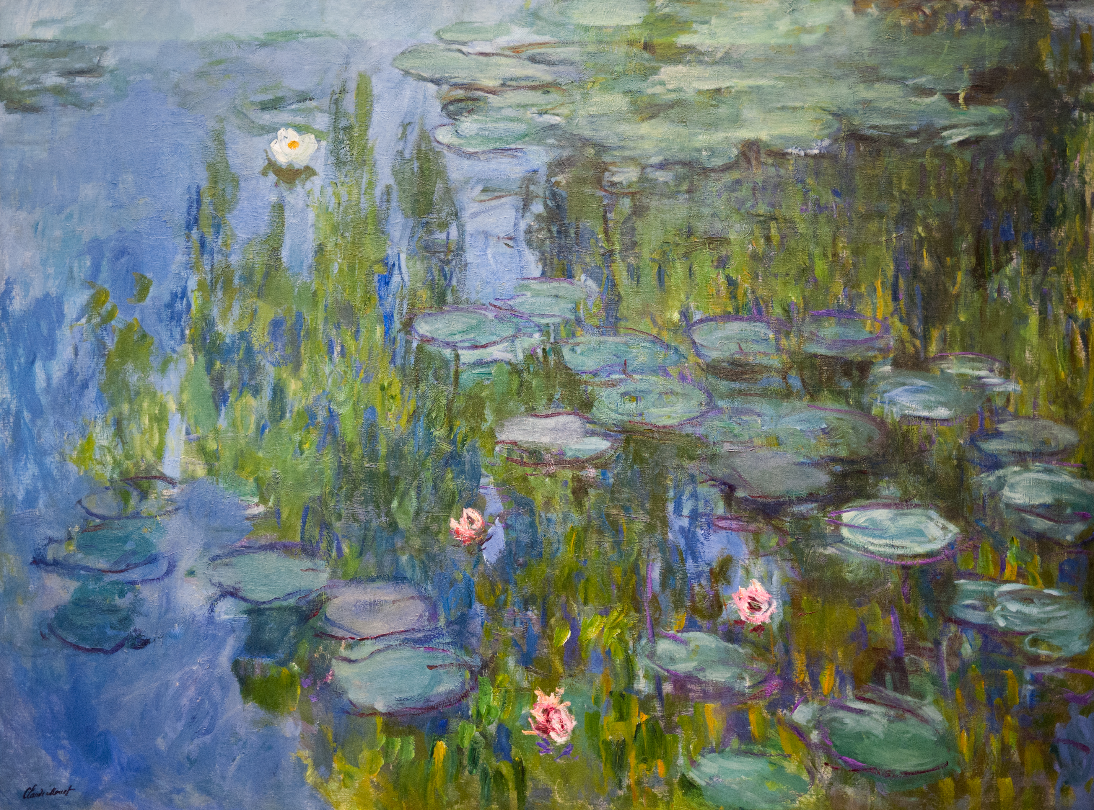 A3 Art Print titled Seerosen by Claude Monet for room decor