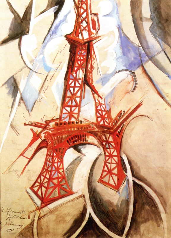 A3 Art Print titled Simultaneous Tower by Robert Delaunay for room decor