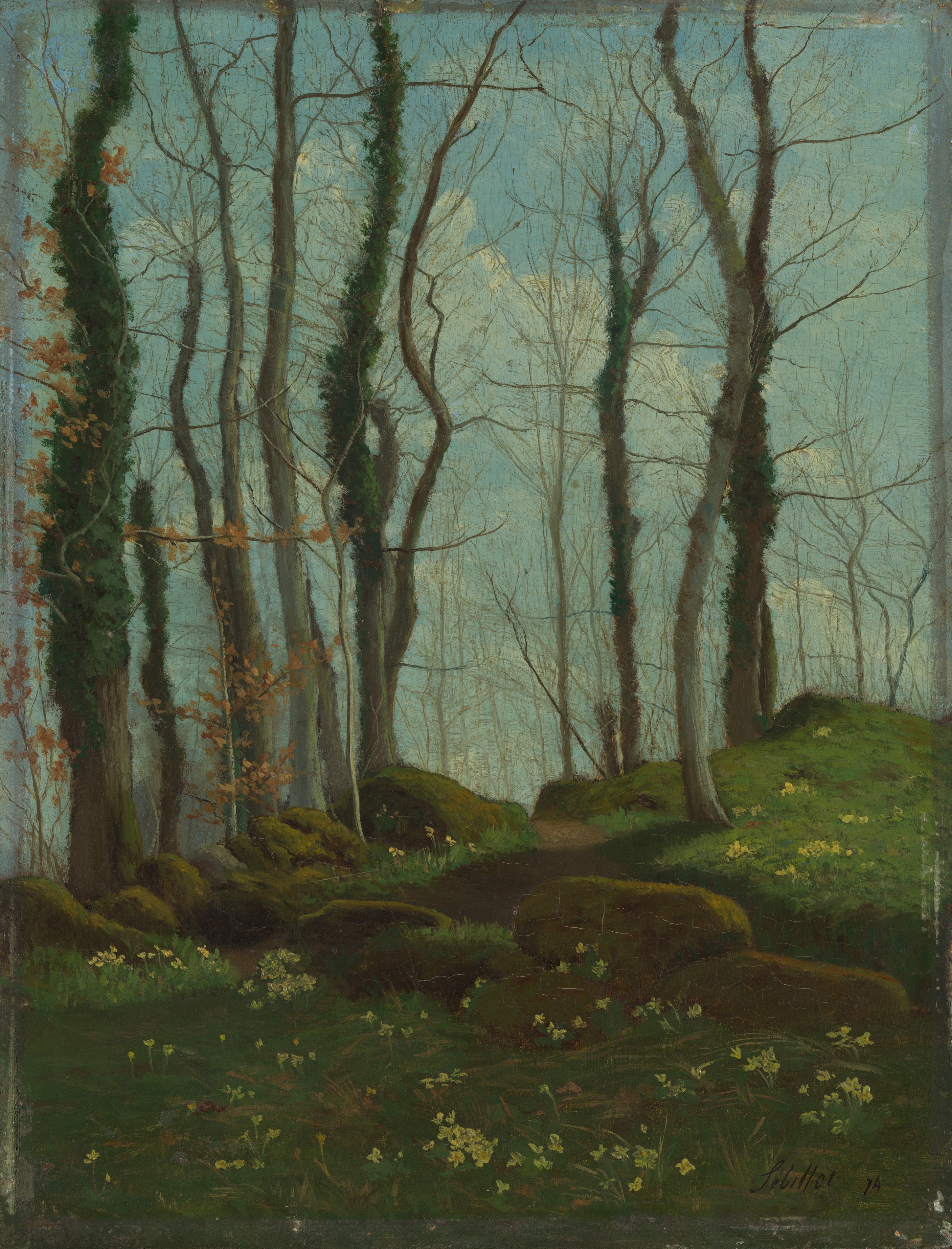 A3 Art Print titled Spring in Brittany by Paul Sebillot for room decor