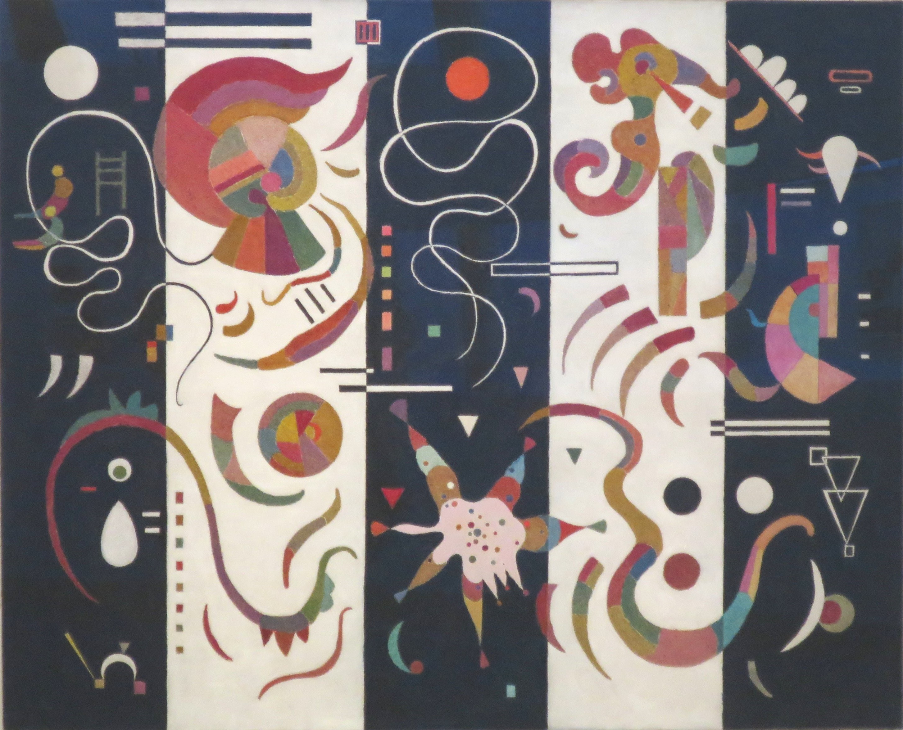 A3 Art Print titled Striped by Wassily Kandinsky for room decor