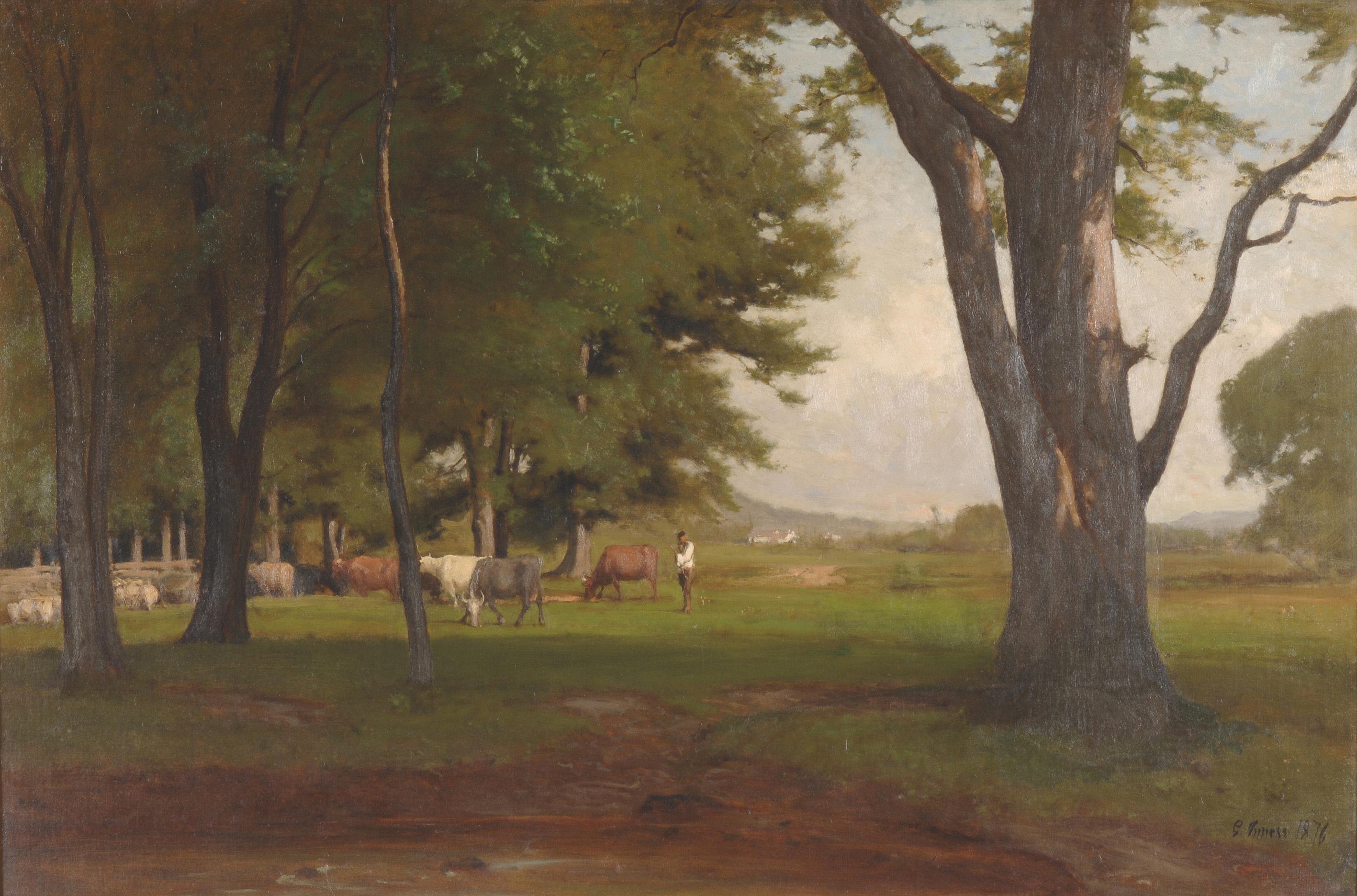 A3 Art Print titled Summer Landscape by George Inness for room decor